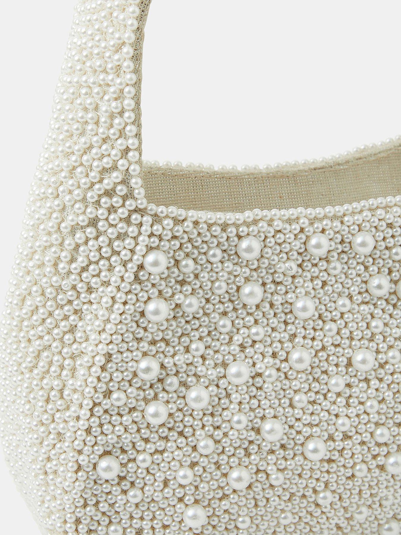  image of accessorize-pearl-handheld-bag-ivory