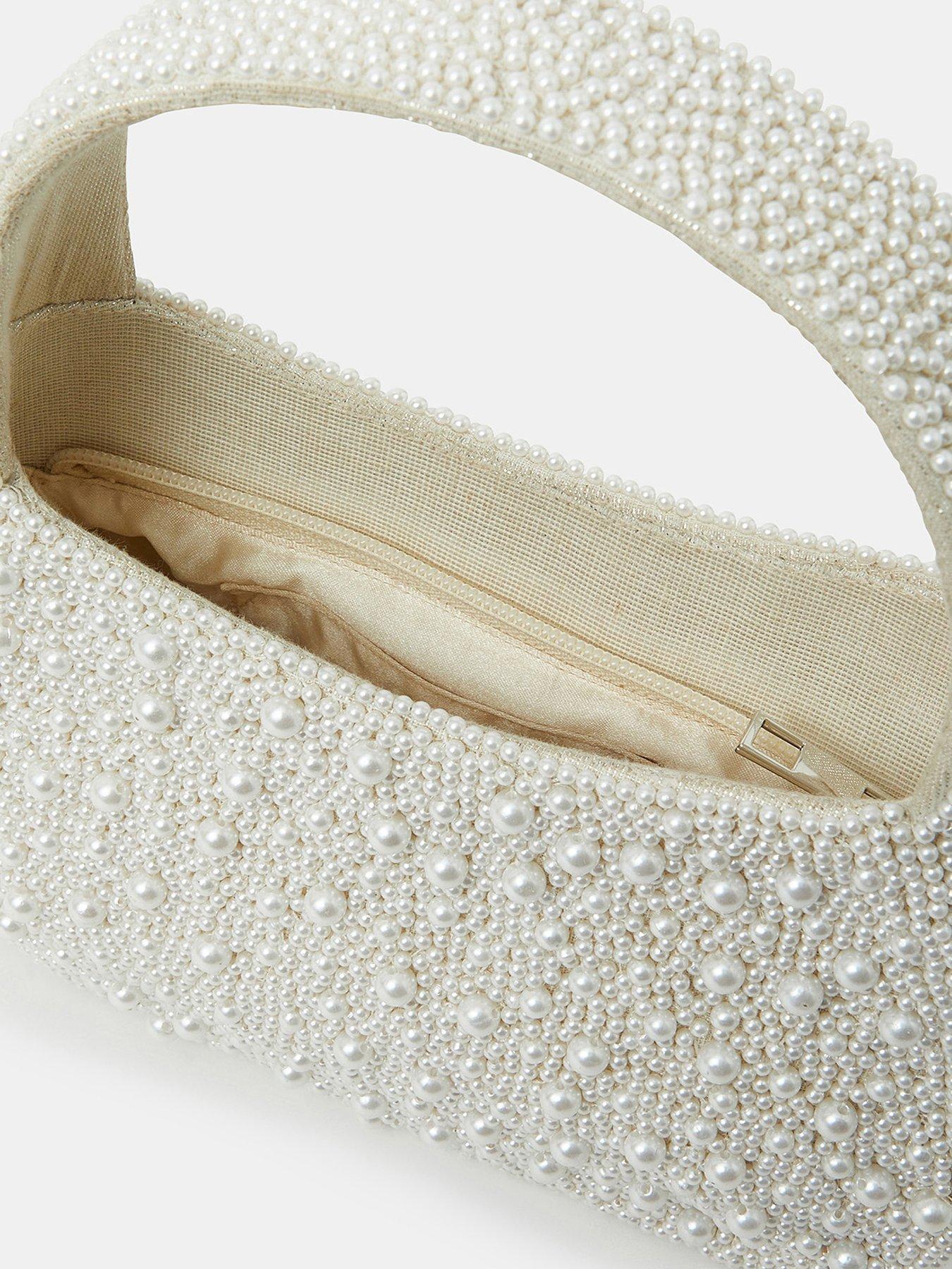 image of accessorize-pearl-handheld-bag-ivory