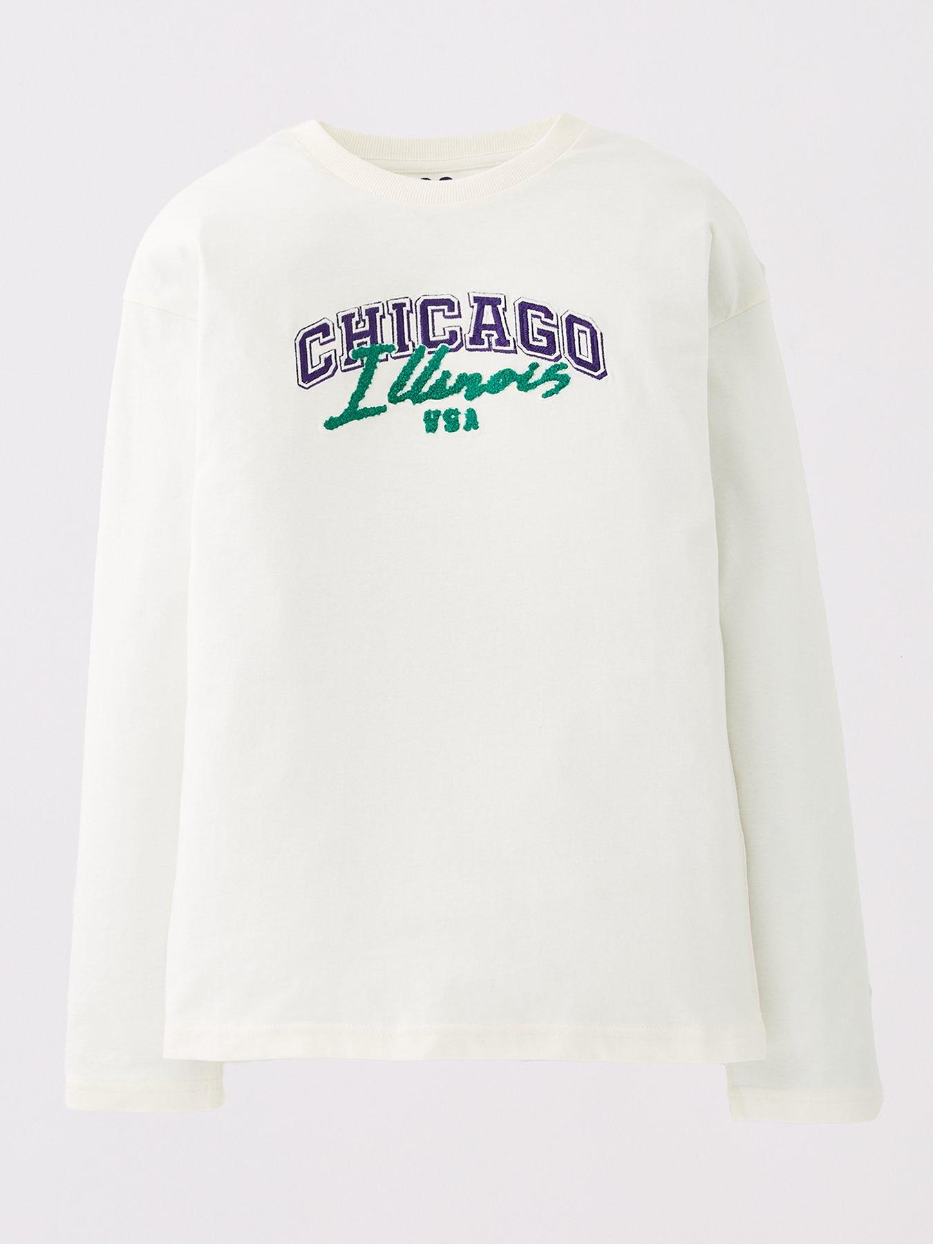  image of v-by-very-boys-long-sleeve-varsity-5-pack-t-shirts-multi