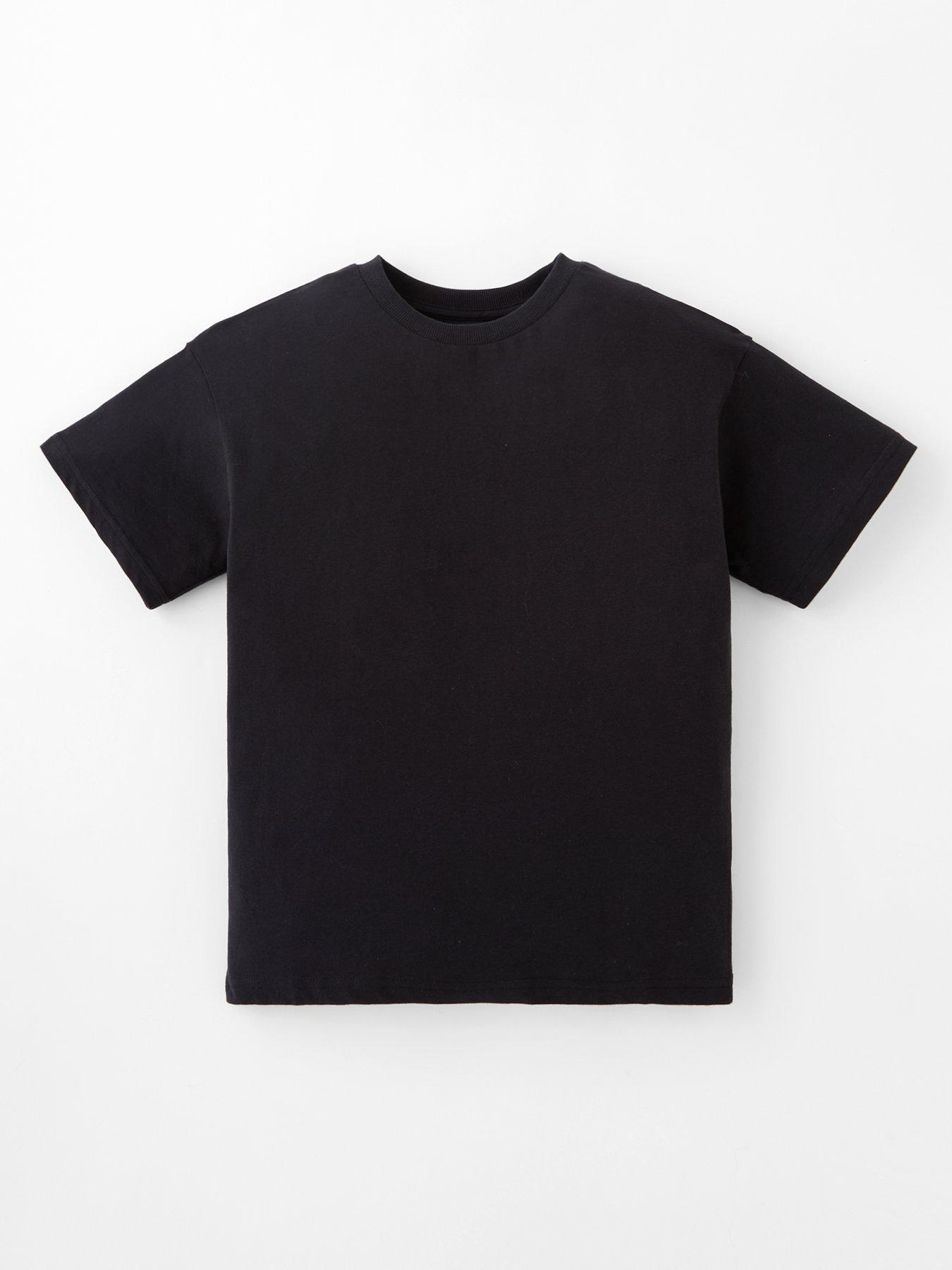 Image 2 of 5 of V by Very Boys Shorts Sleeve 5 Pack Stripe Tshirts