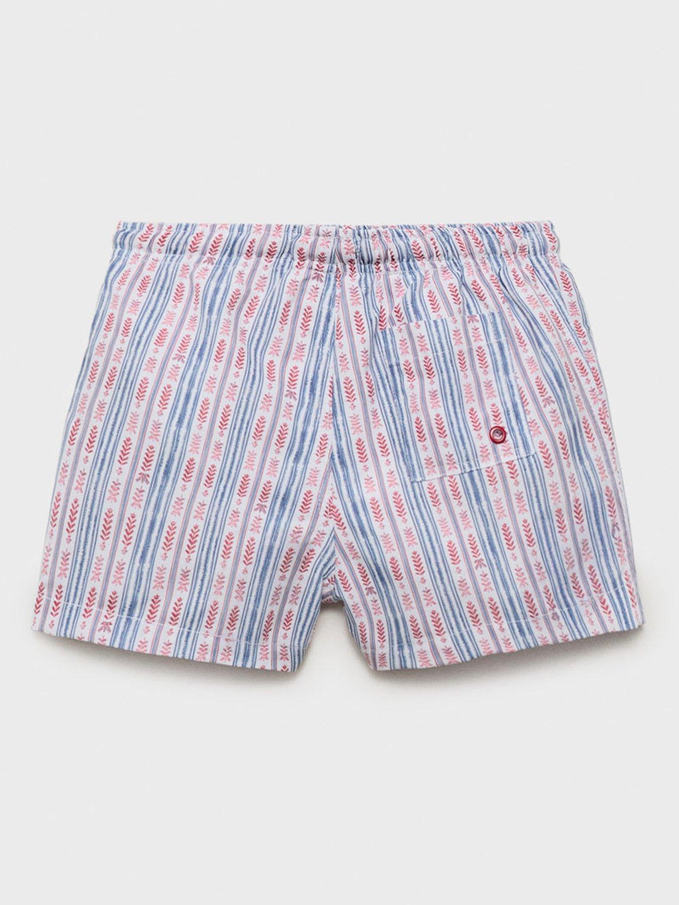 back image of mango-baby-boys-swimshorts-blue