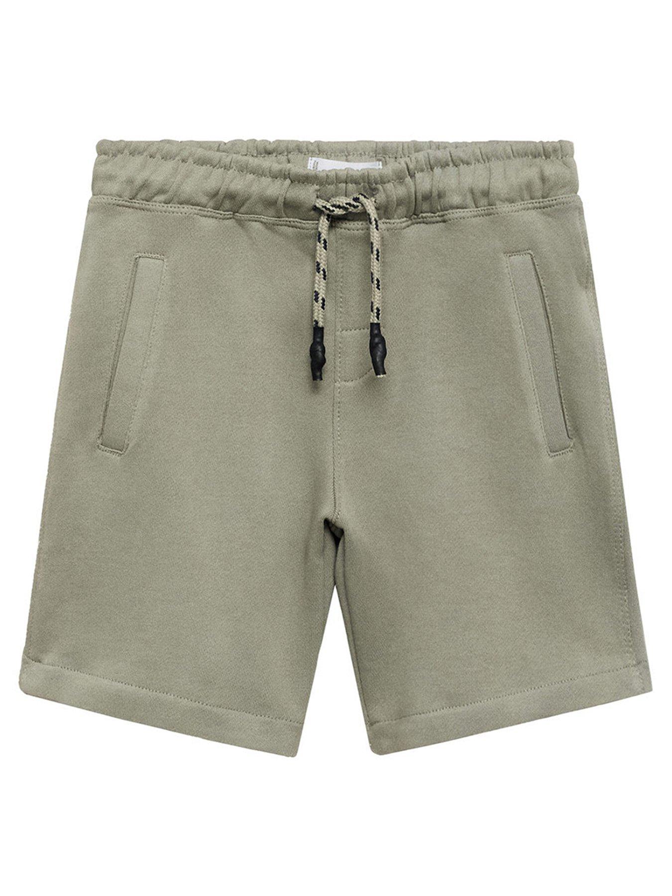  image of mango-boys-sweat-shorts-khaki
