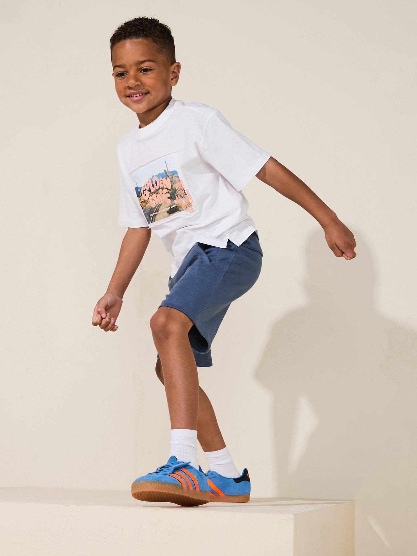 Mango Boys Sweat Shorts - Blue