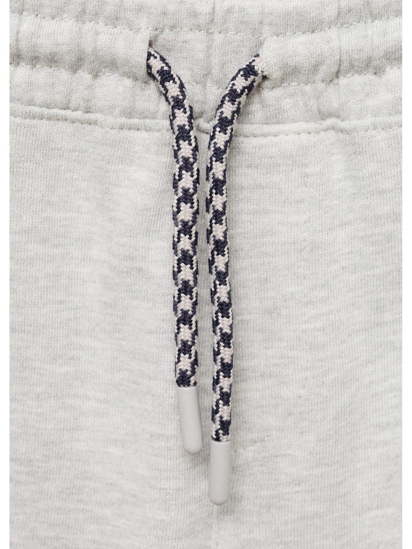  image of mango-boys-longer-length-sweat-shorts-grey