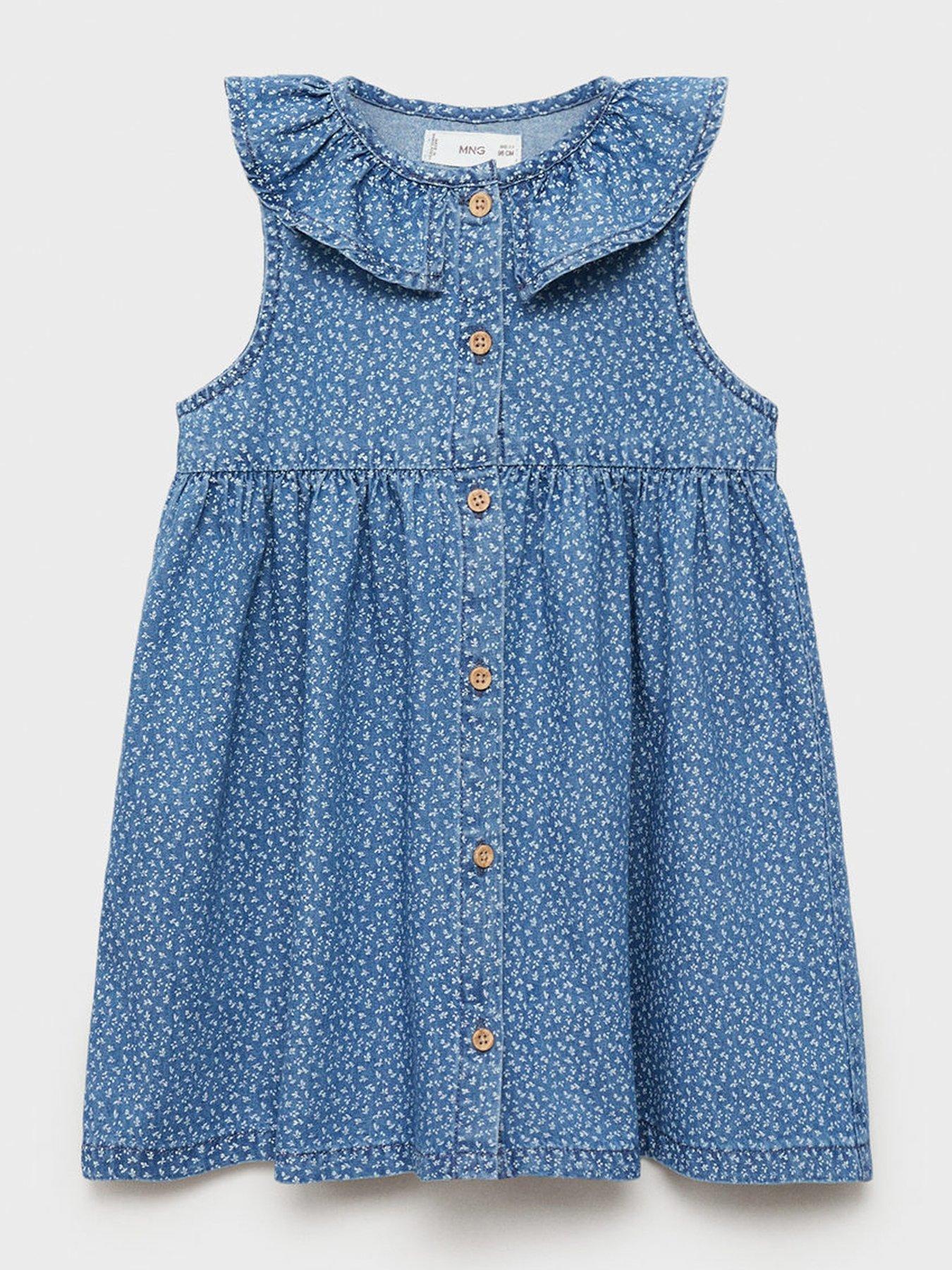 mango-girls-floral-denim-dress-blue