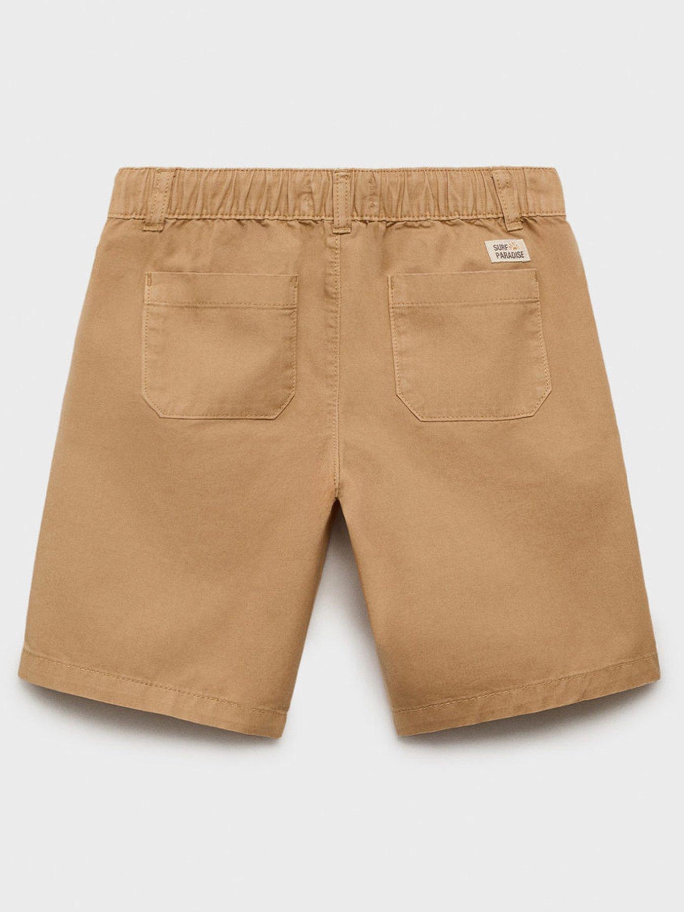  image of mango-boys-bermuda-shorts-yellow