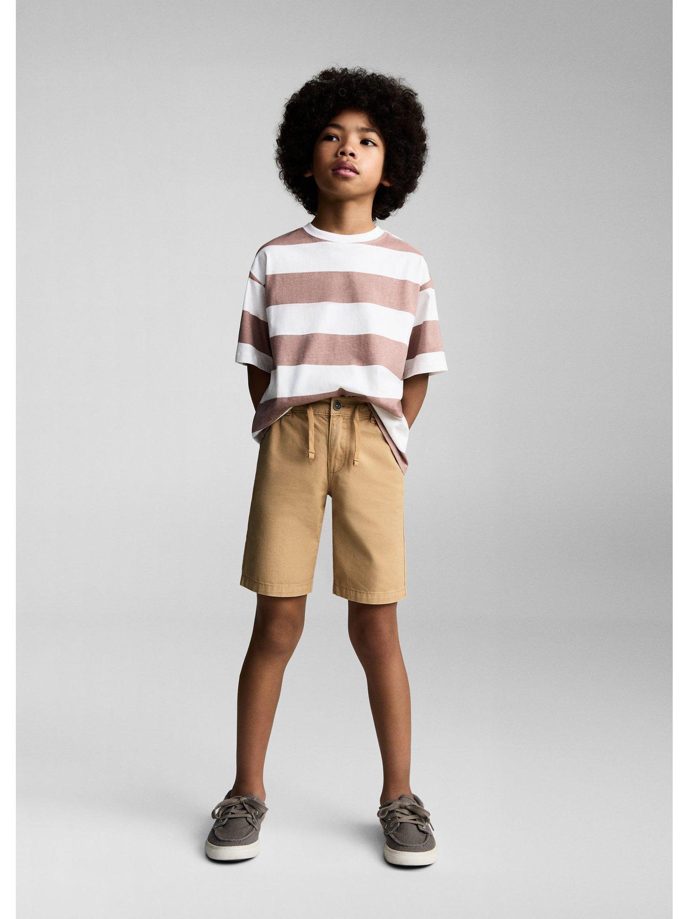  image of mango-boys-bermuda-shorts-yellow