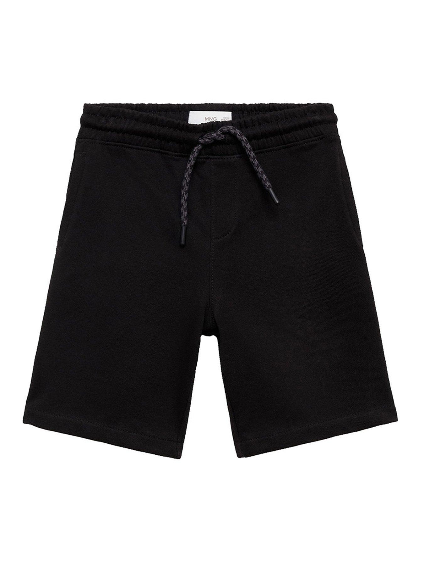 mango-boys-longer-length-sweat-shorts-black