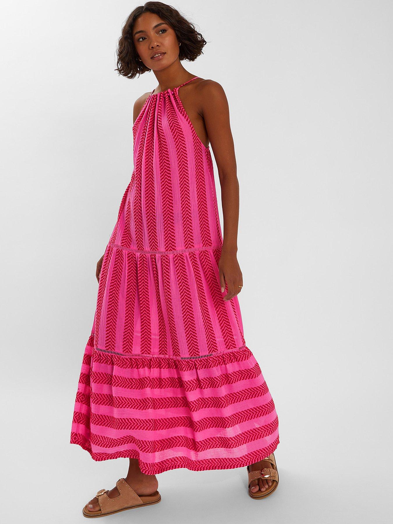 accessorize-sleeveless-jacquard-maxi-dress-pinkred