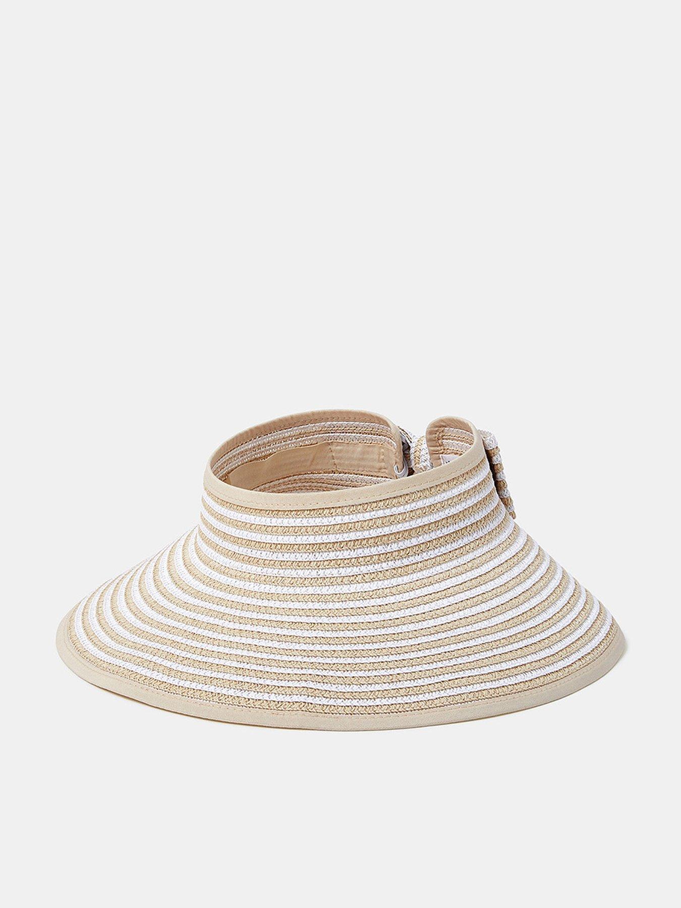 Image 1 of 3 of Accessorize Large Bow Visor - Natural