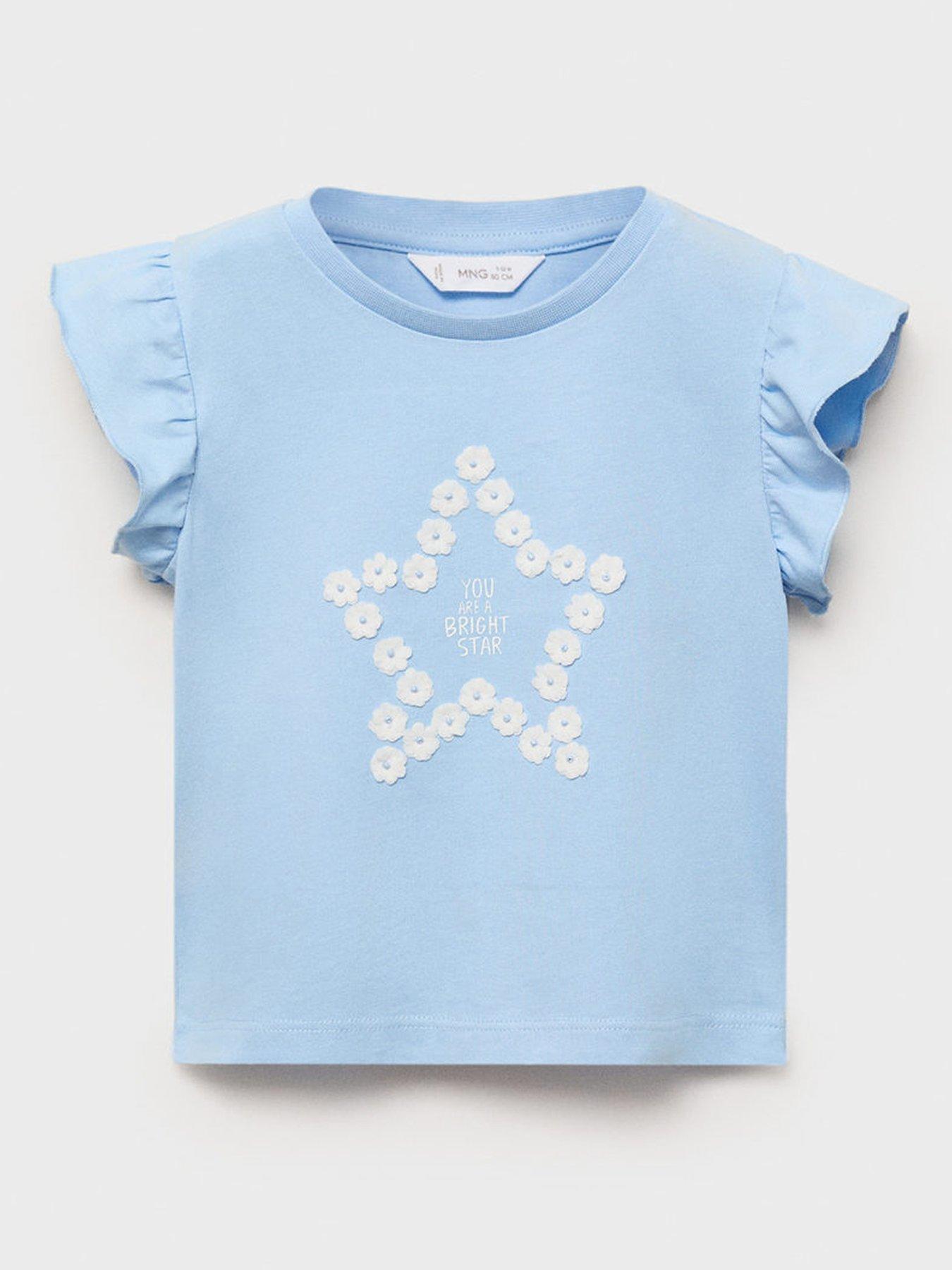 mango-younger-girls-star-short-sleeve-t-shirt-light-blue