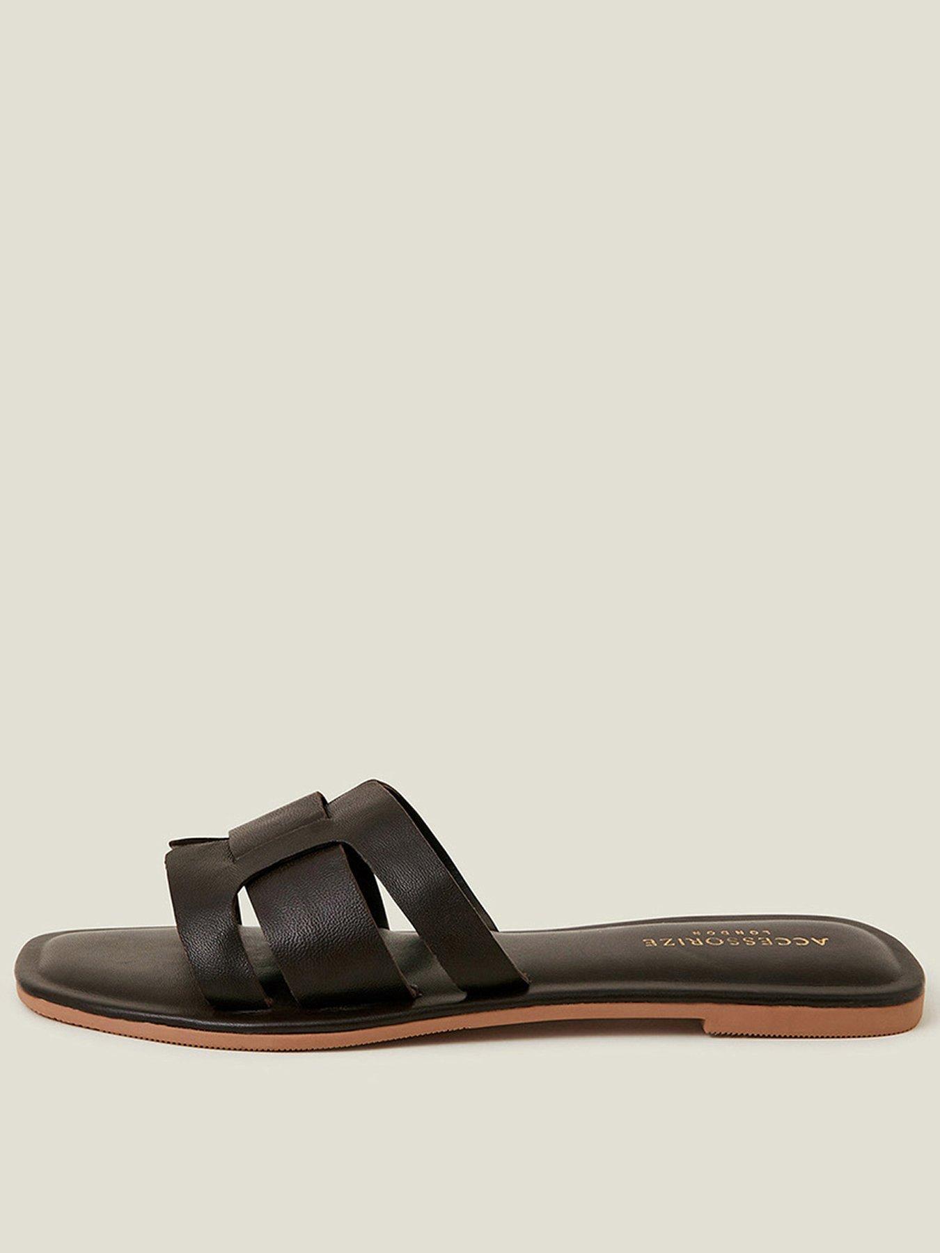 accessorize-leather-cut-out-sliders-chocolate-brown