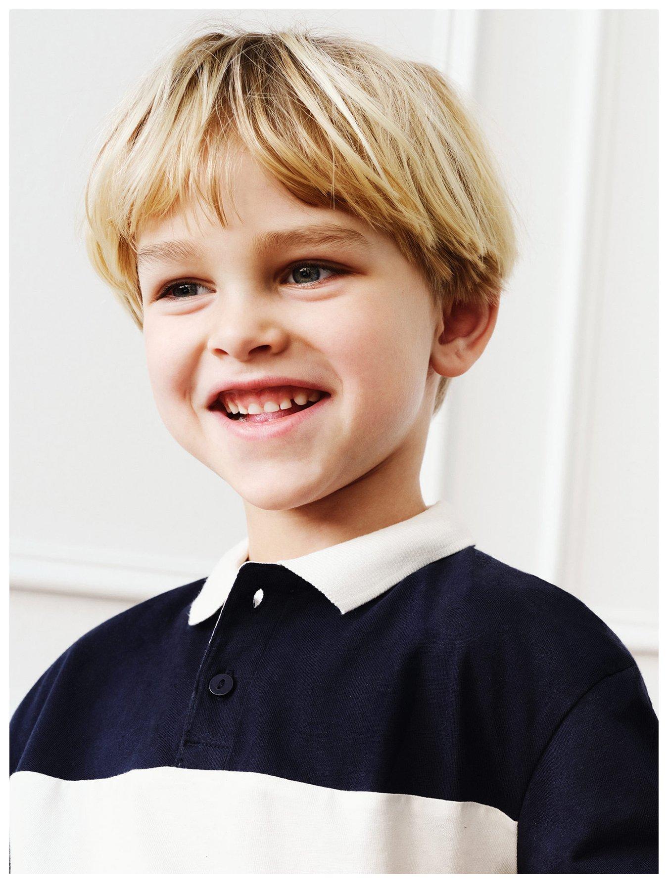 mango-younger-boys-block-stripe-short-sleeve-polo-navy