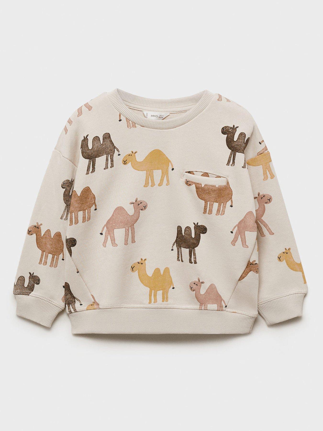 mango-younger-boys-camel-co-ord-sweatshirt-beige