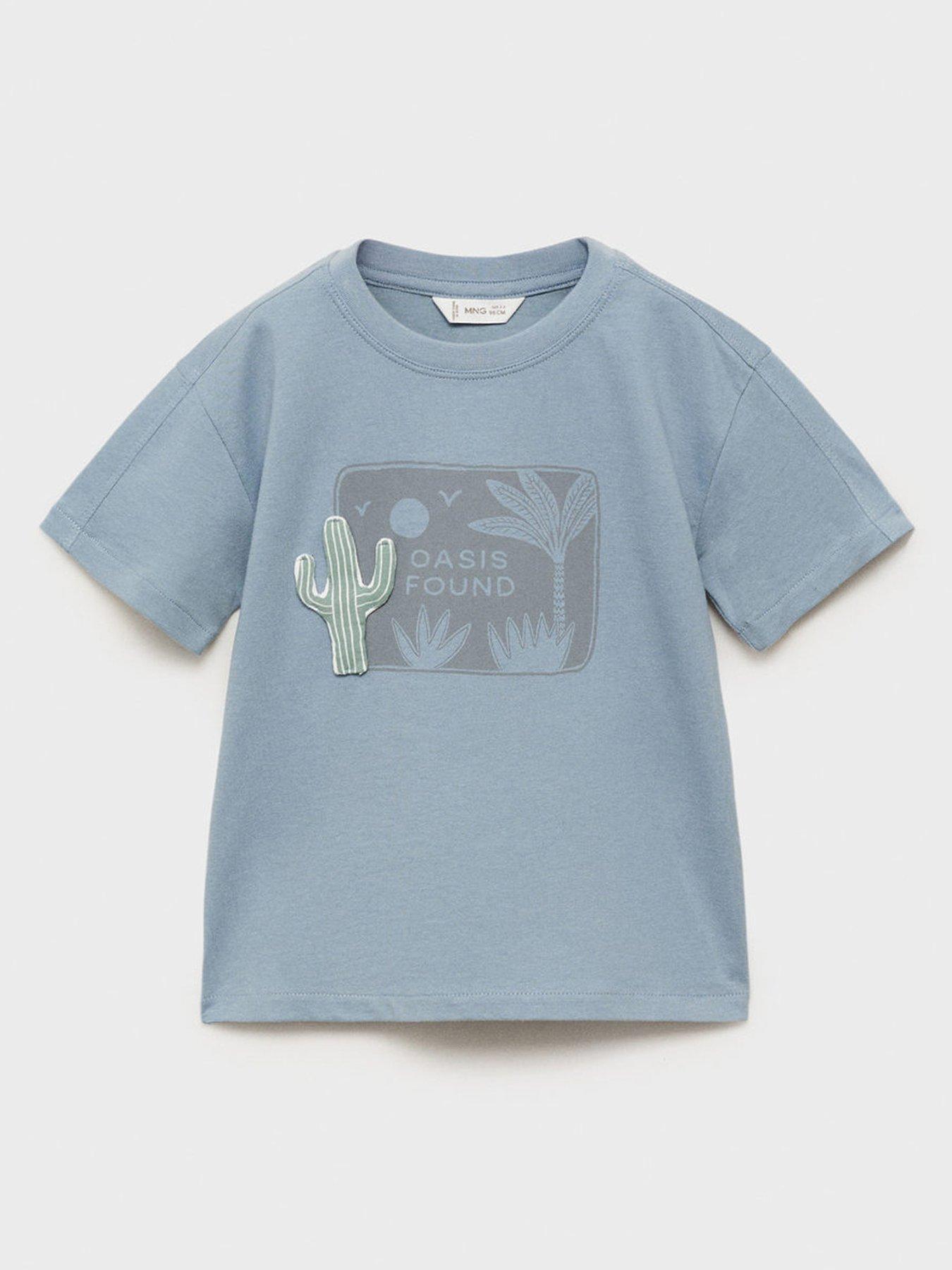 undefined Younger Boys Oasis Short Sleeve T-shirt - Blue
