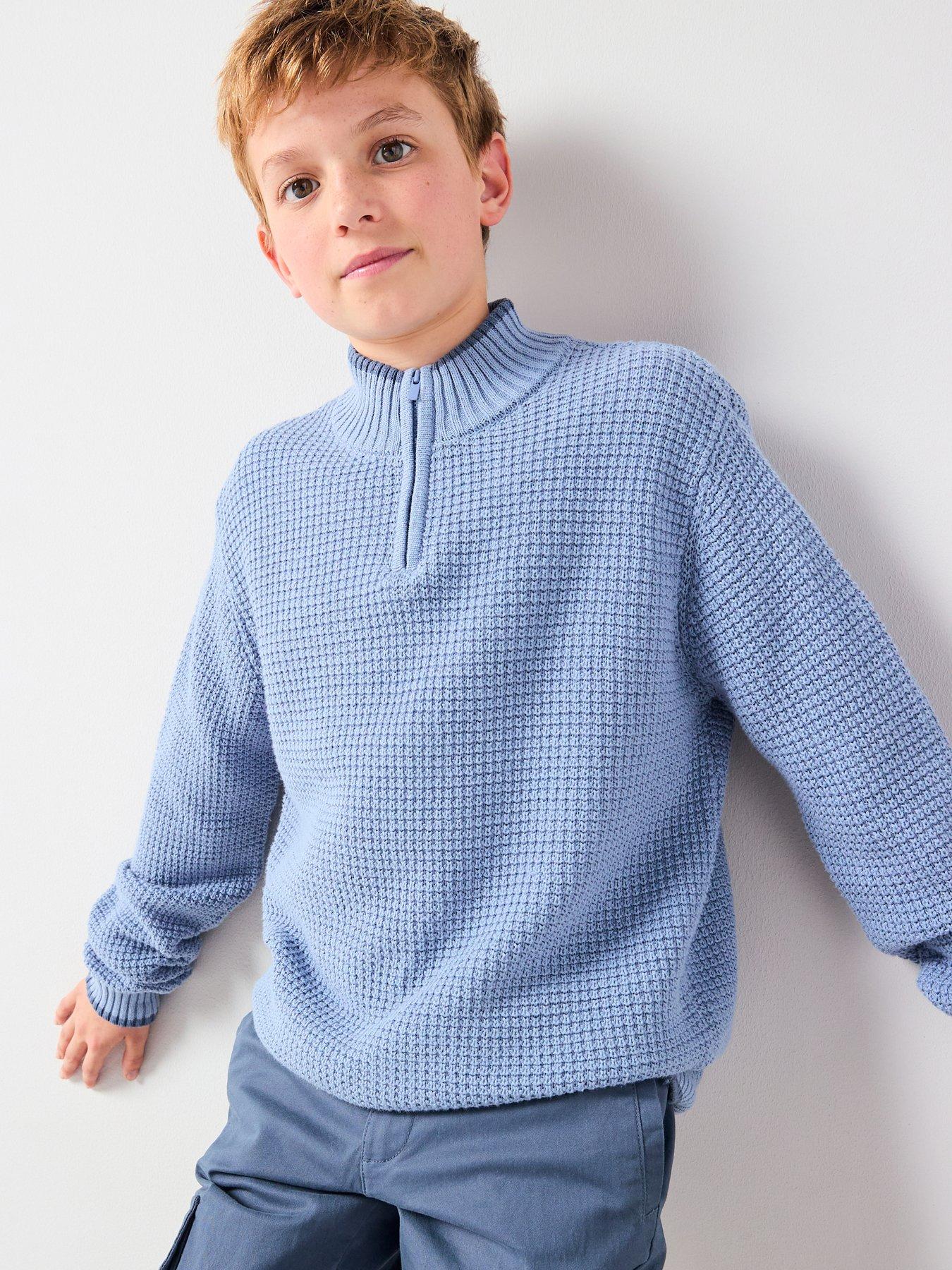 v-by-very-boys-long-sleeve-rib-knit-half-zip-jumper-blue