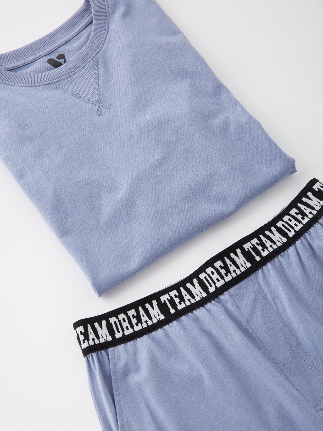 Image 4 of 4 of Mini V by Very Boys Detail Waistband Single Pyjama Set - Multi