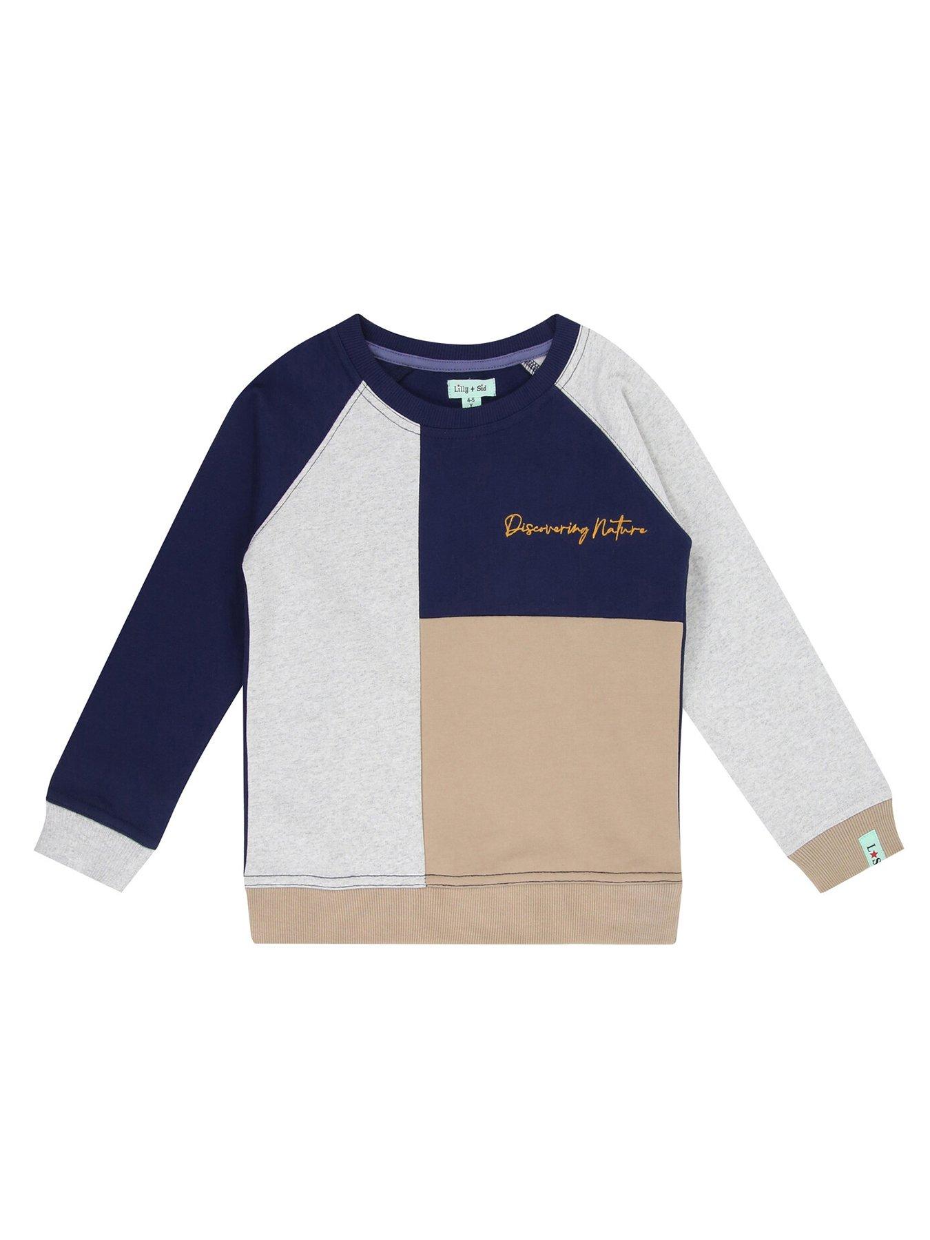 undefined Boys Colour Block Sweatshirt - Multi