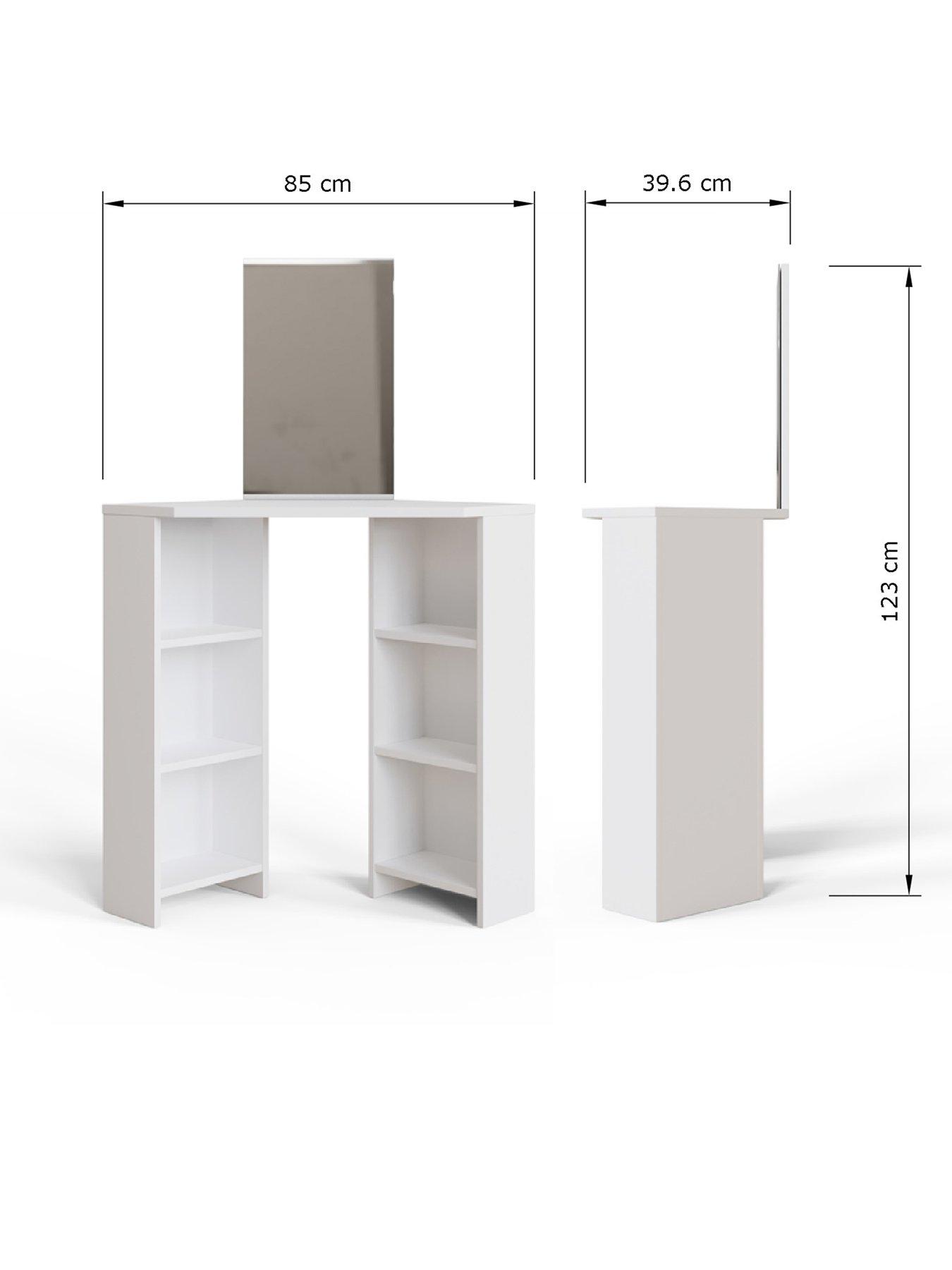Image 7 of 7 of GFW Frances Corner Dressing Table