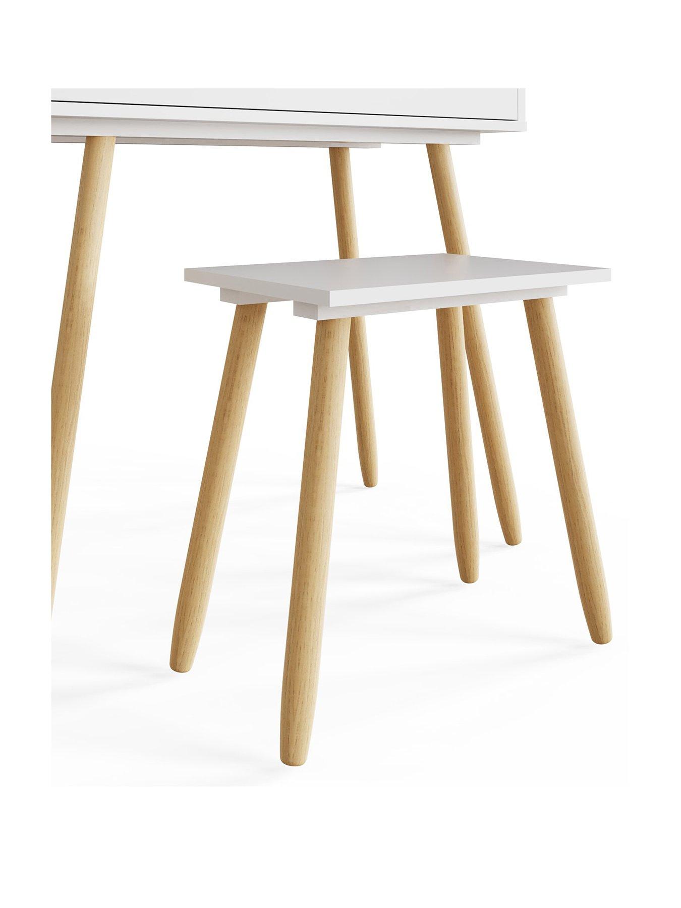  image of gfw-signy-led-dressing-table-with-stool
