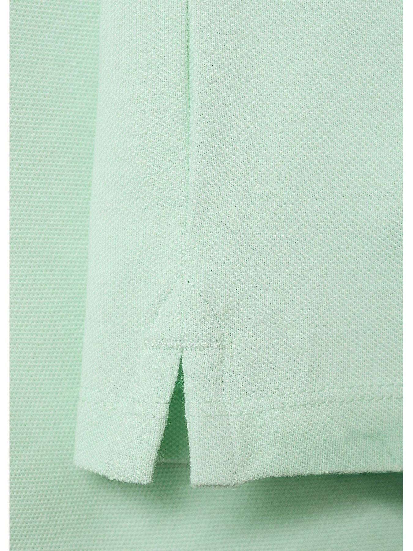  image of mango-boys-short-sleeve-polo-shirt-green