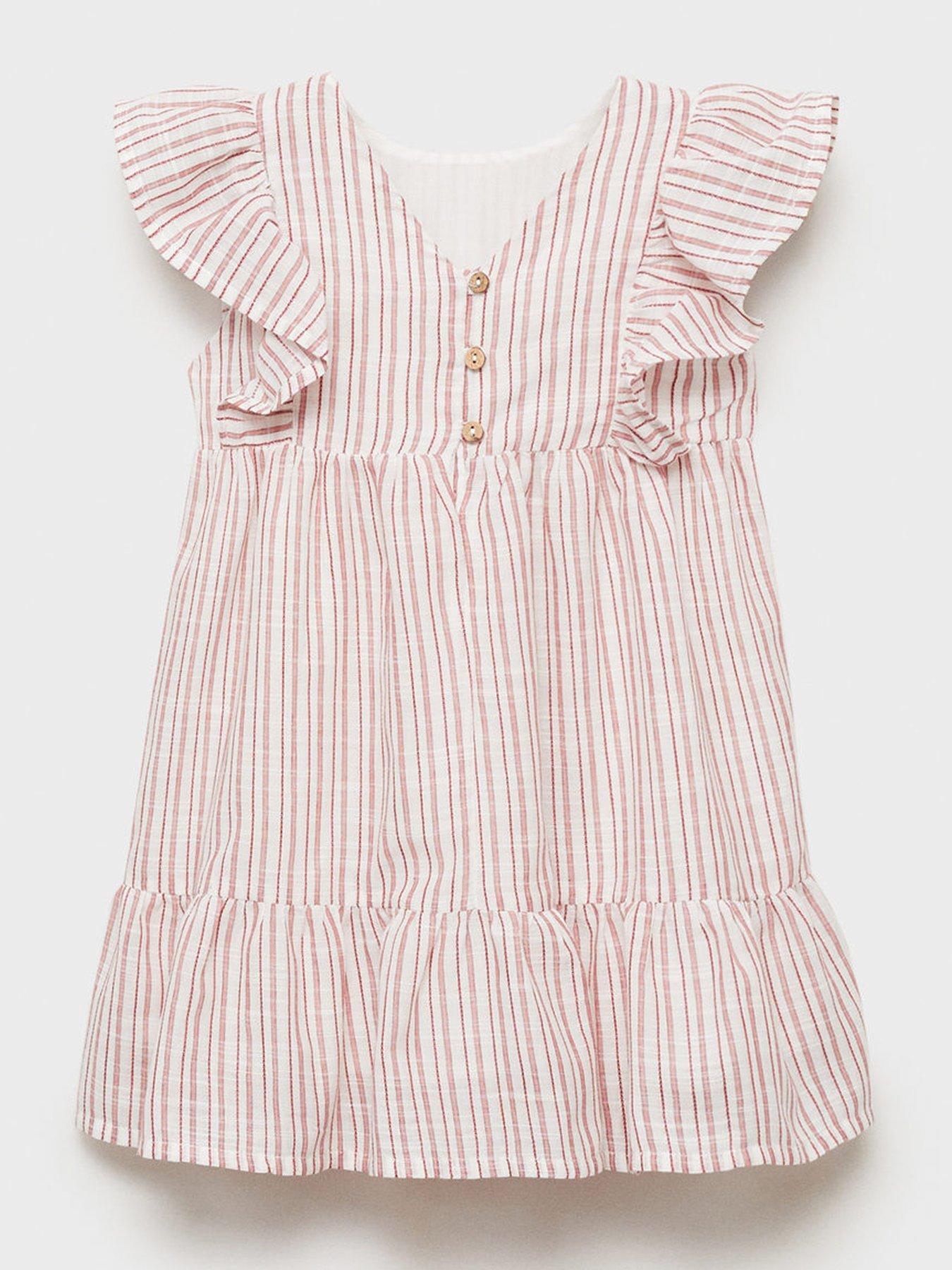 mango-younger-girls-stripe-dress-red