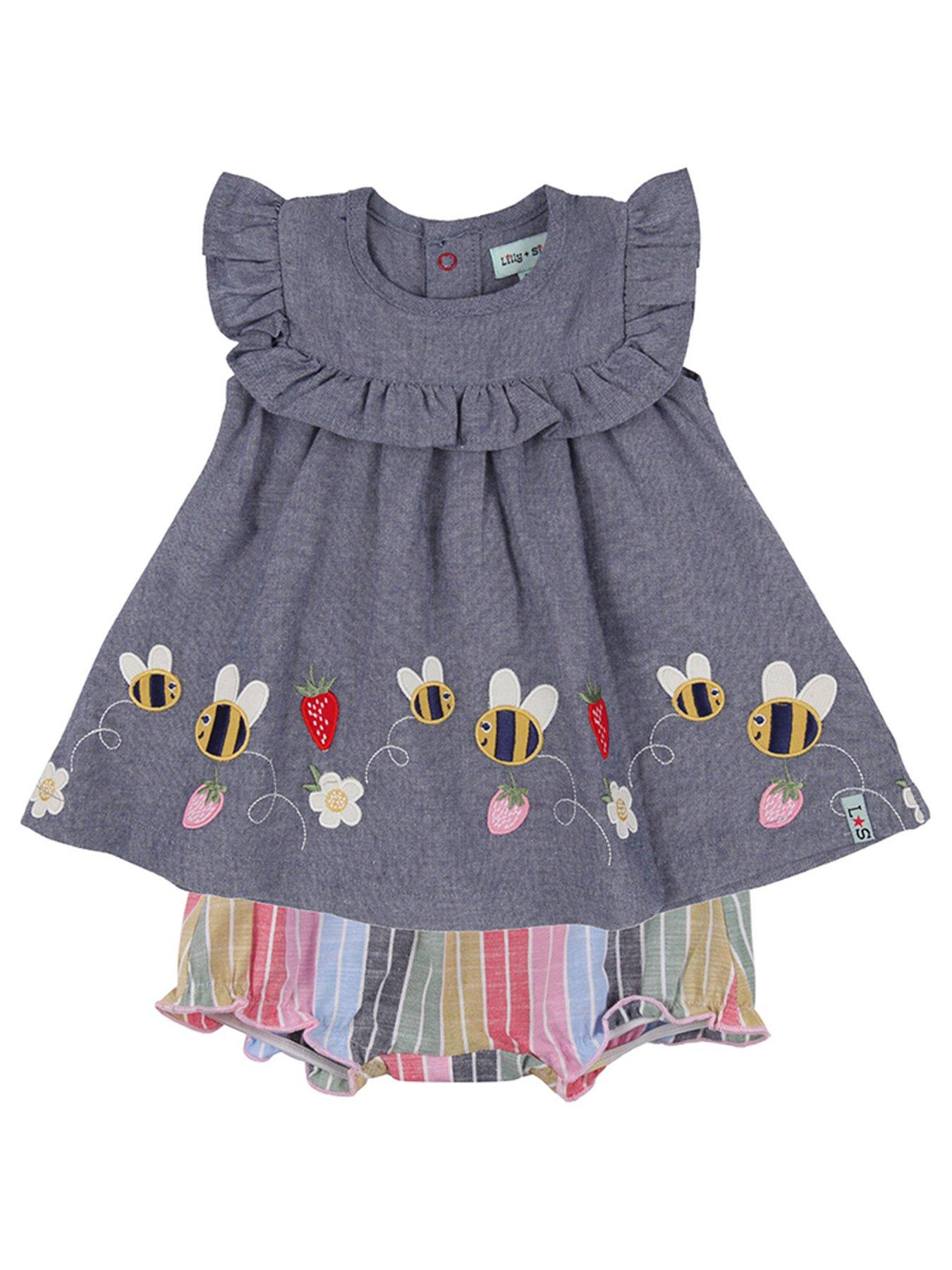lilly-sid-baby-girls-busy-bee-dress-bloomer-set-multi