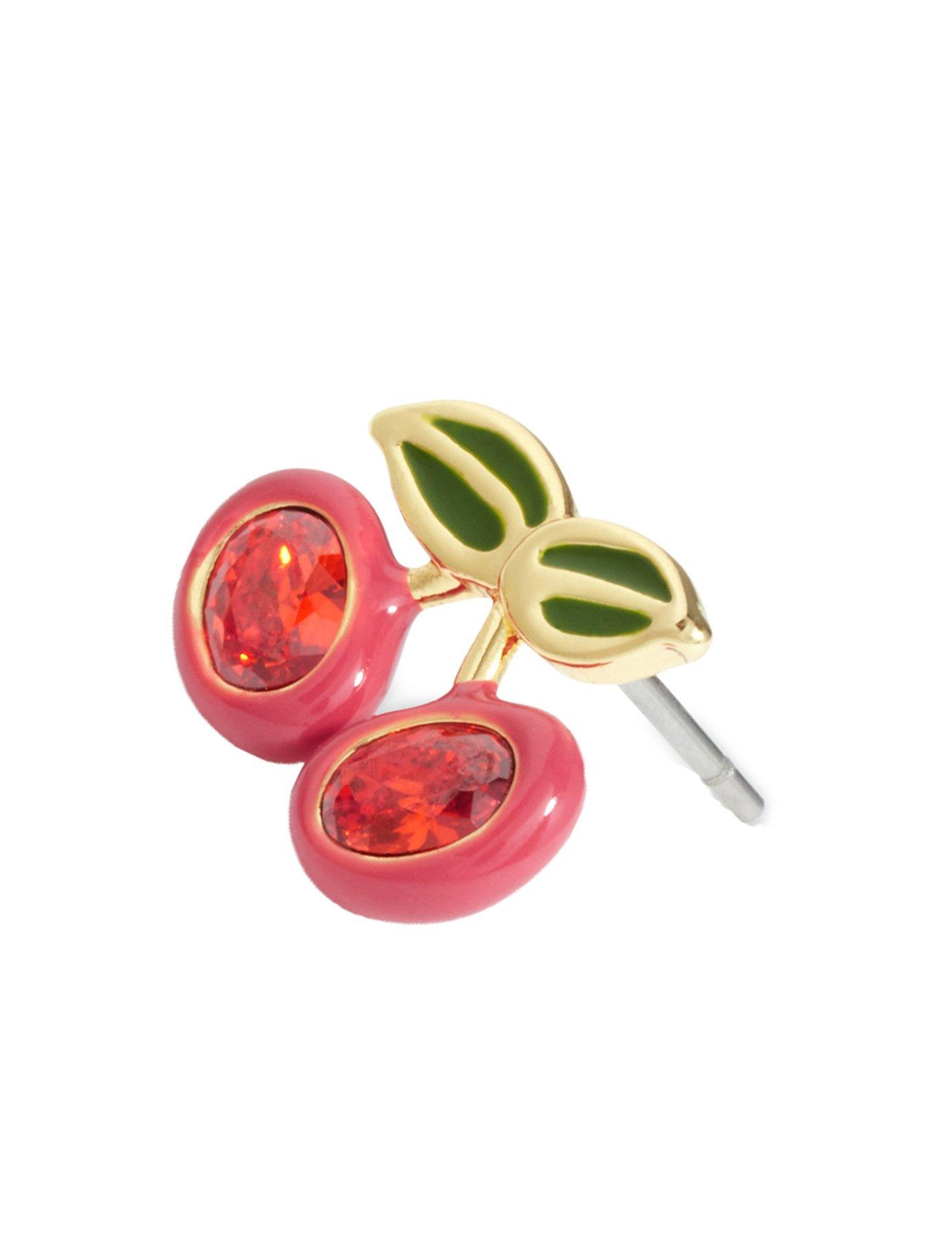 Image 2 of 3 of COACH Cherry Stud Earrings