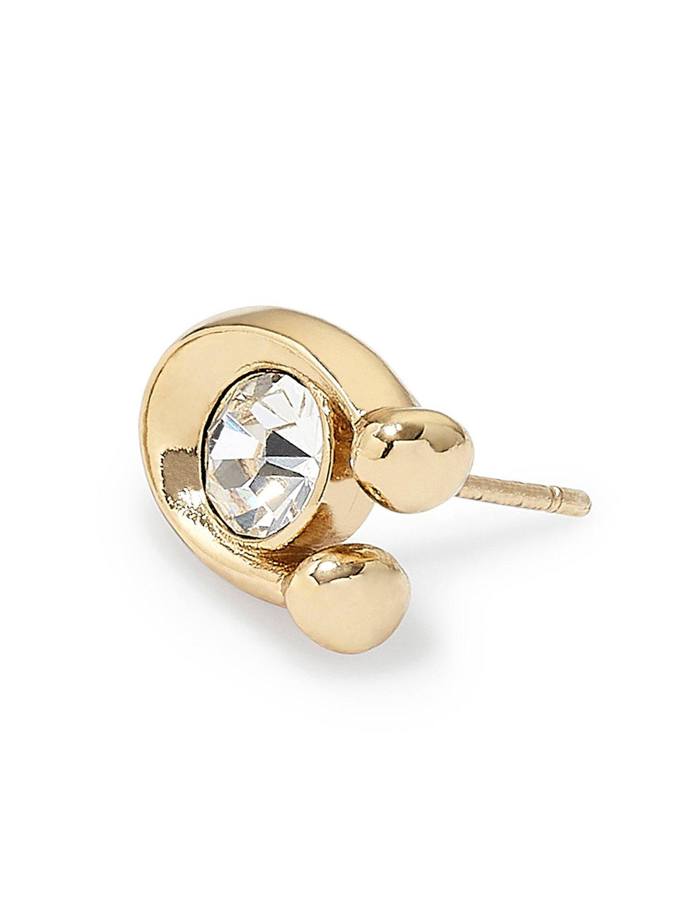  image of coach-signature-stone-stud-earrings-gold