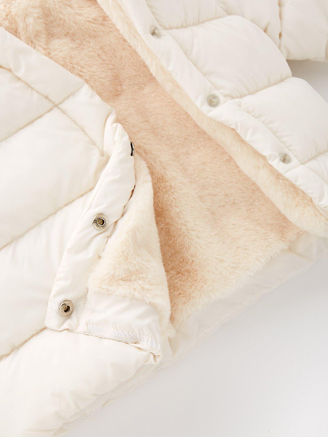Image 4 of 4 of Mini V by Very Mini V by Very Baby Unisex Padded Novelty Jacket (0-3 months - 18-24 months) - Cream