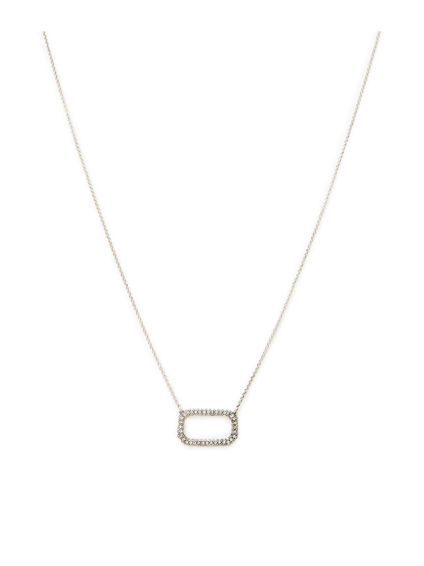 allsaints-crystal-hex-short-pendant-necklace-silver
