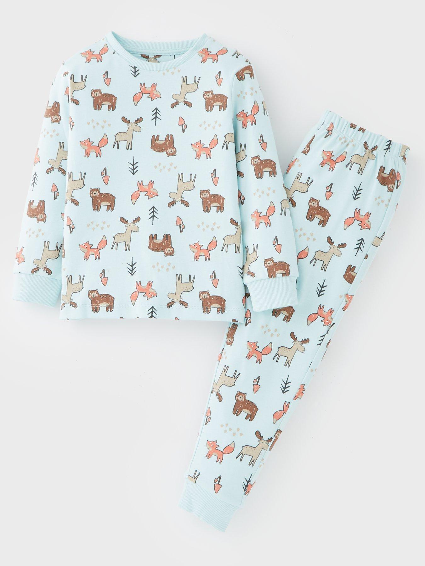 undefined Animal Character Print Pyjama Set - Multi