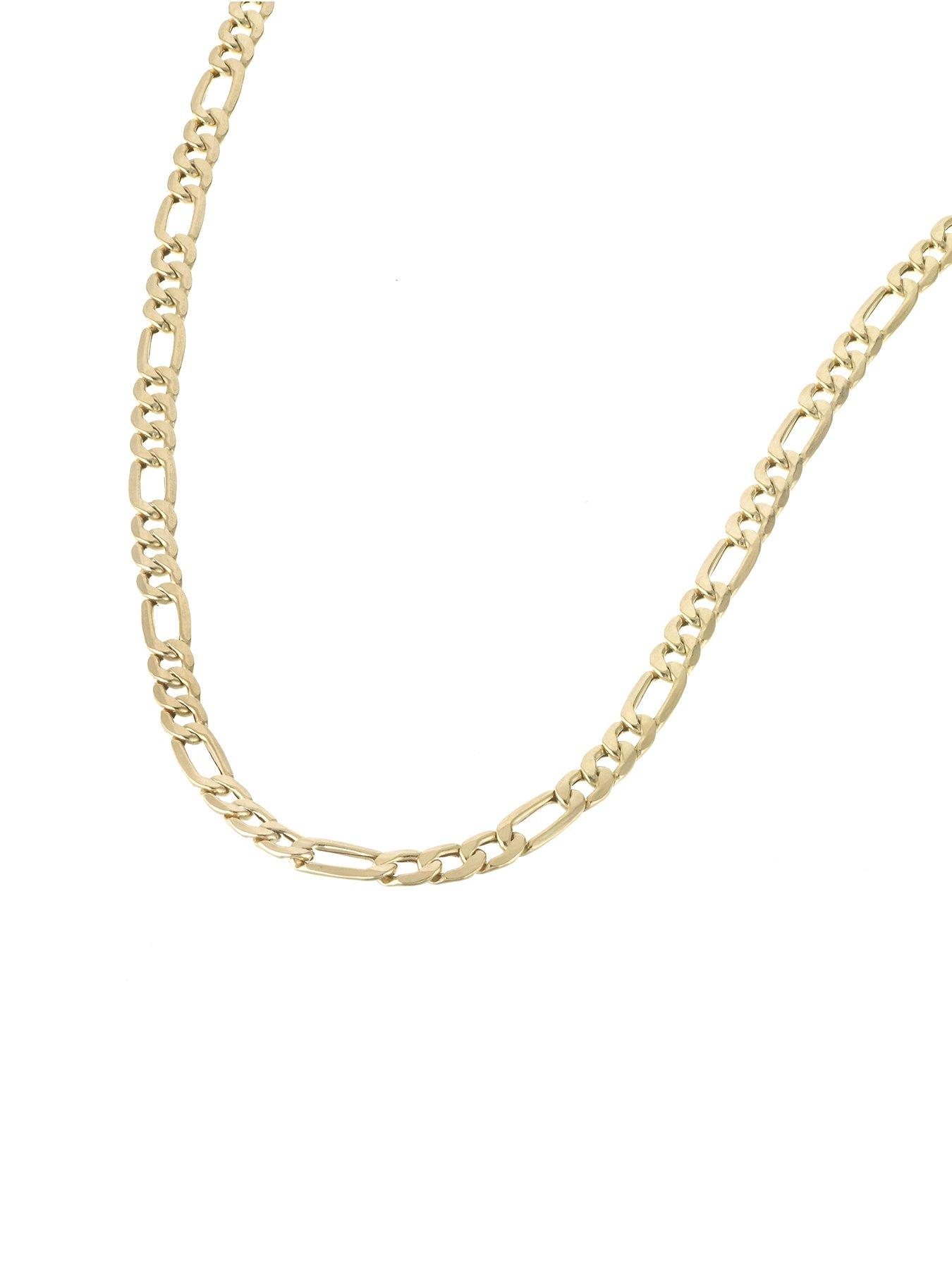  image of h-samuel-9ct-yellow-gold-necklace-24-inch-figaro-chain