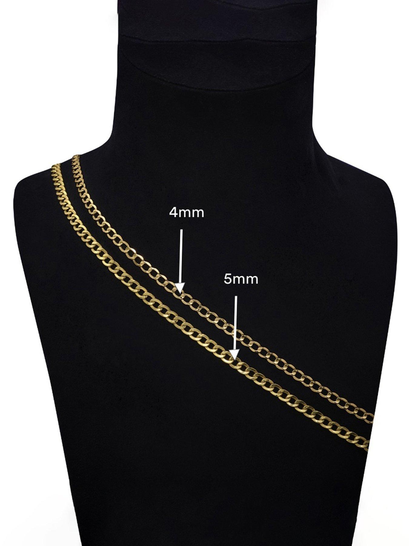  image of h-samuel-9ct-yellow-gold-necklace-24-inch-figaro-chain