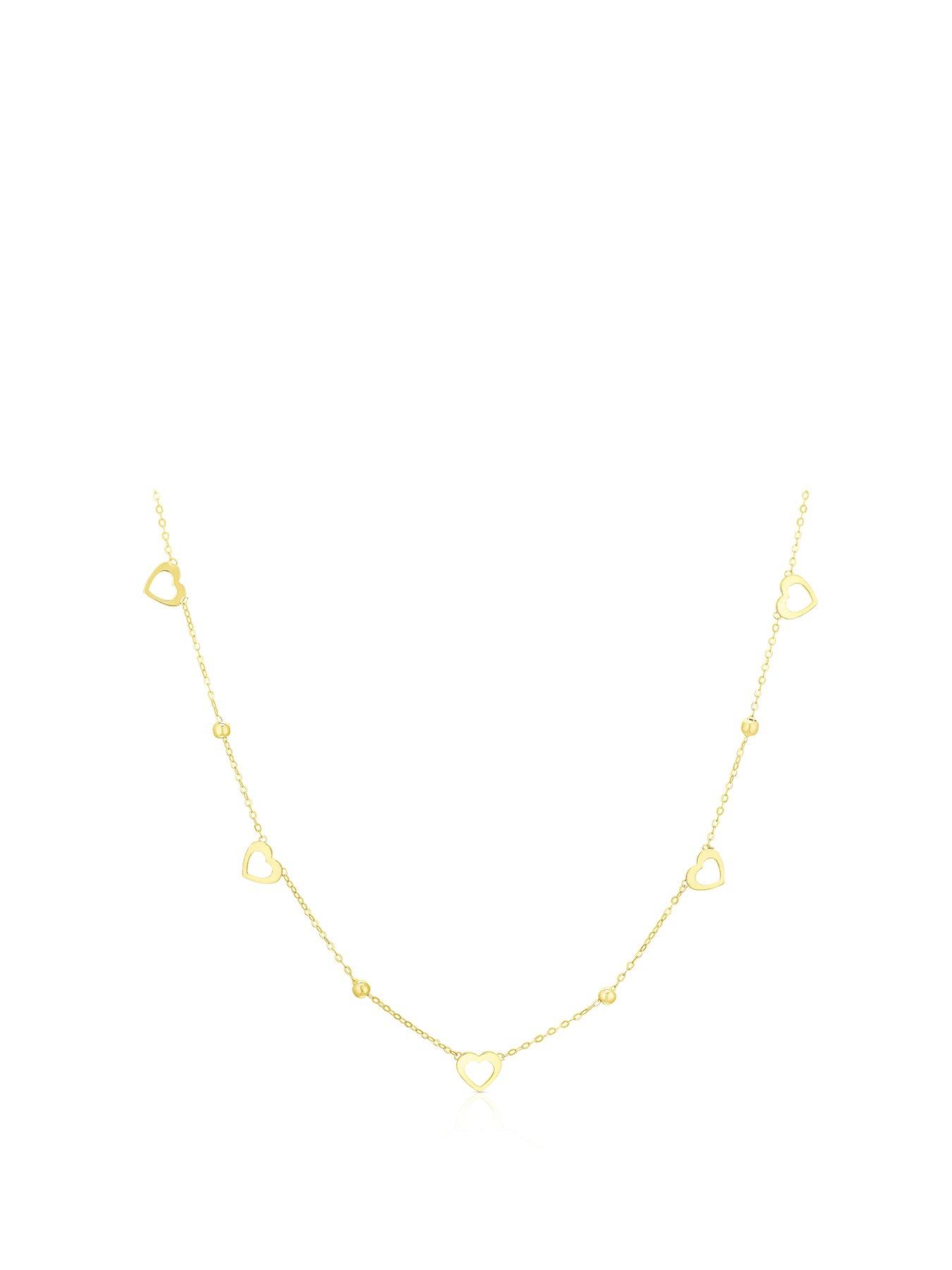 h-samuel-9ct-yellow-gold-necklace-open-heart-bead-detail-necklace
