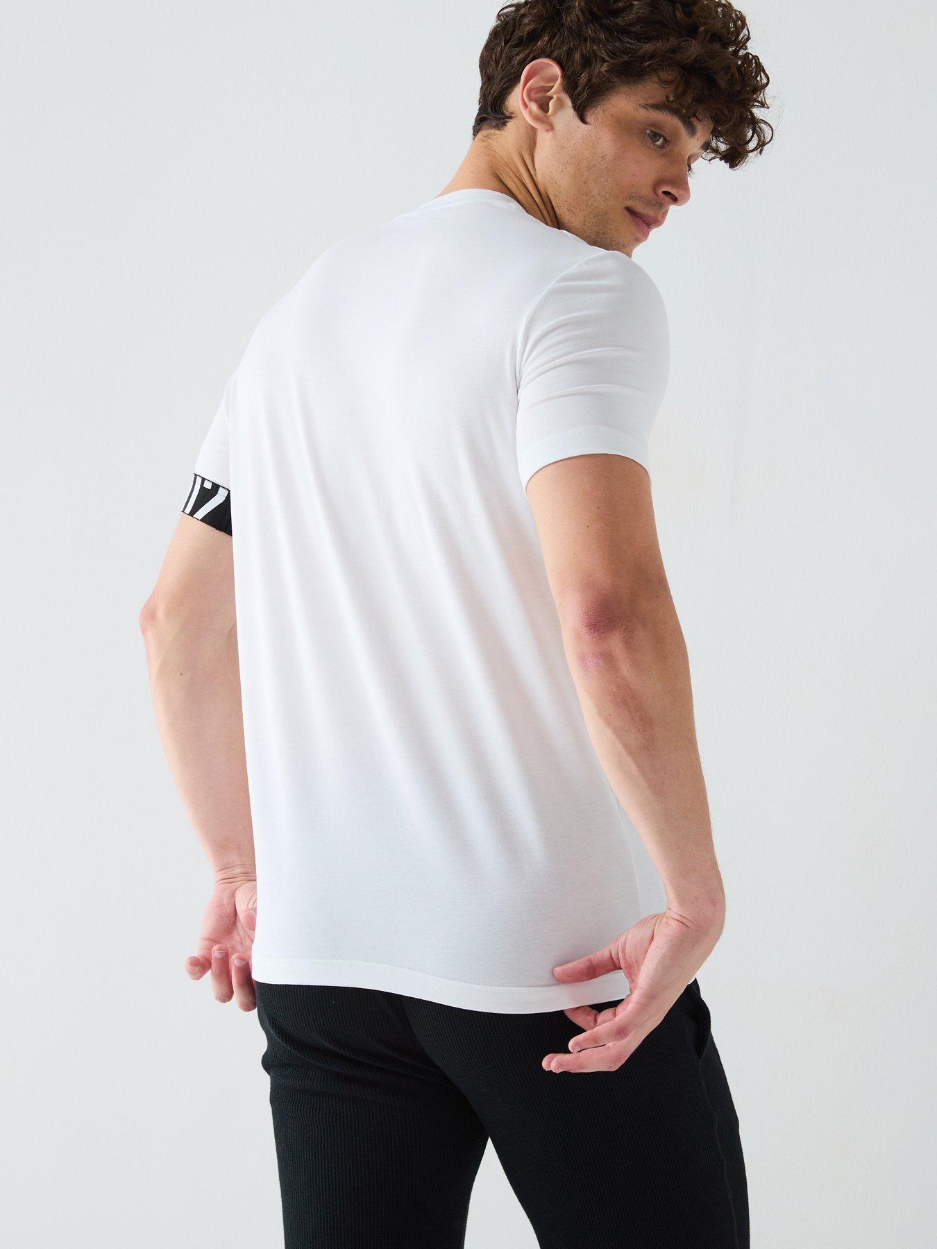 stillFront image of dsquared2-dsquared-stretch-cotton-crew-neck-t-shirt-white