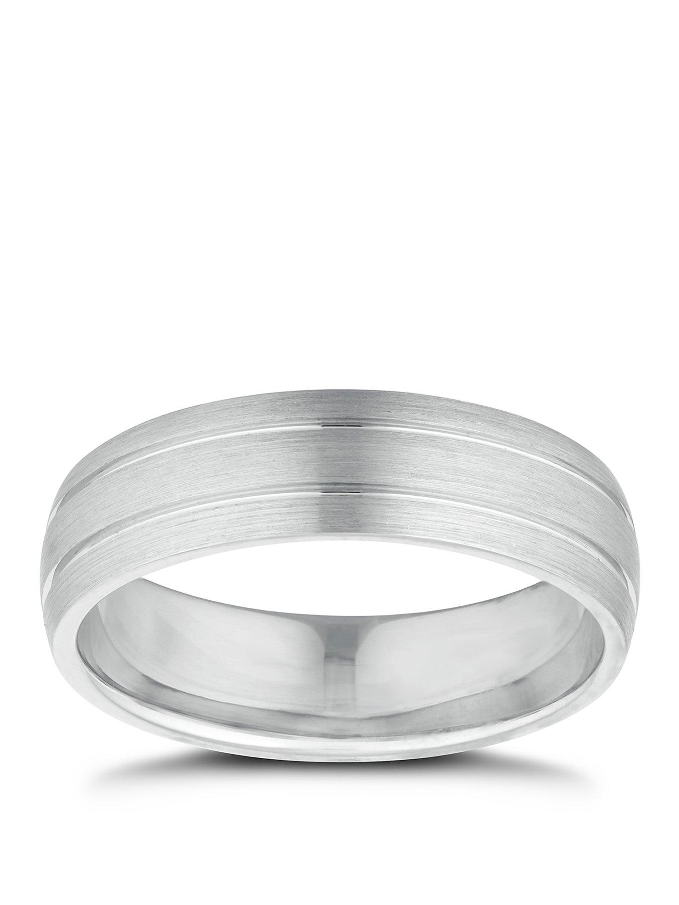 h-samuel-sterling-silver-wedding-band-patterned-mens-wedding-band