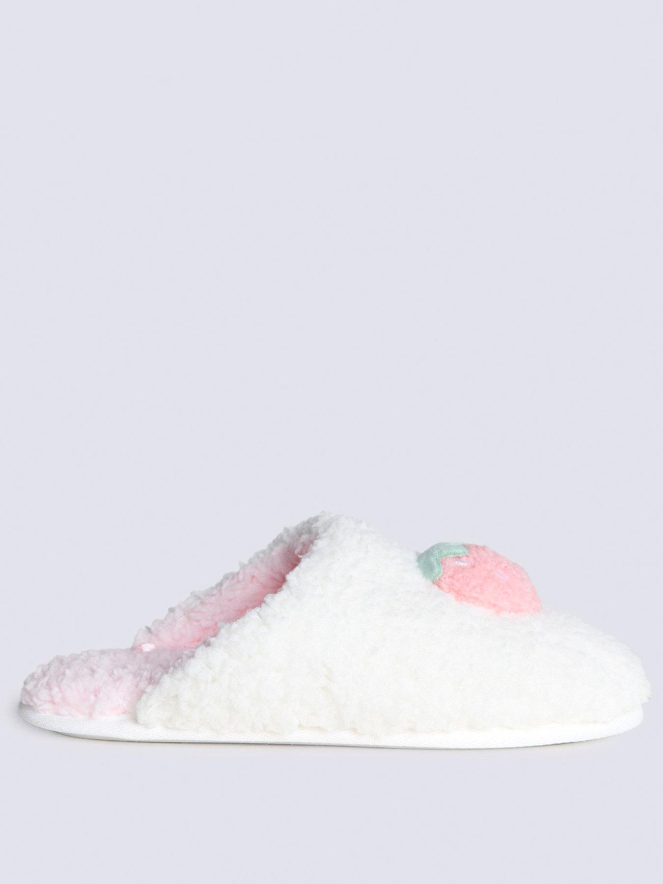  image of boux-avenue-strawberry-slipper-mule-ivory-mix