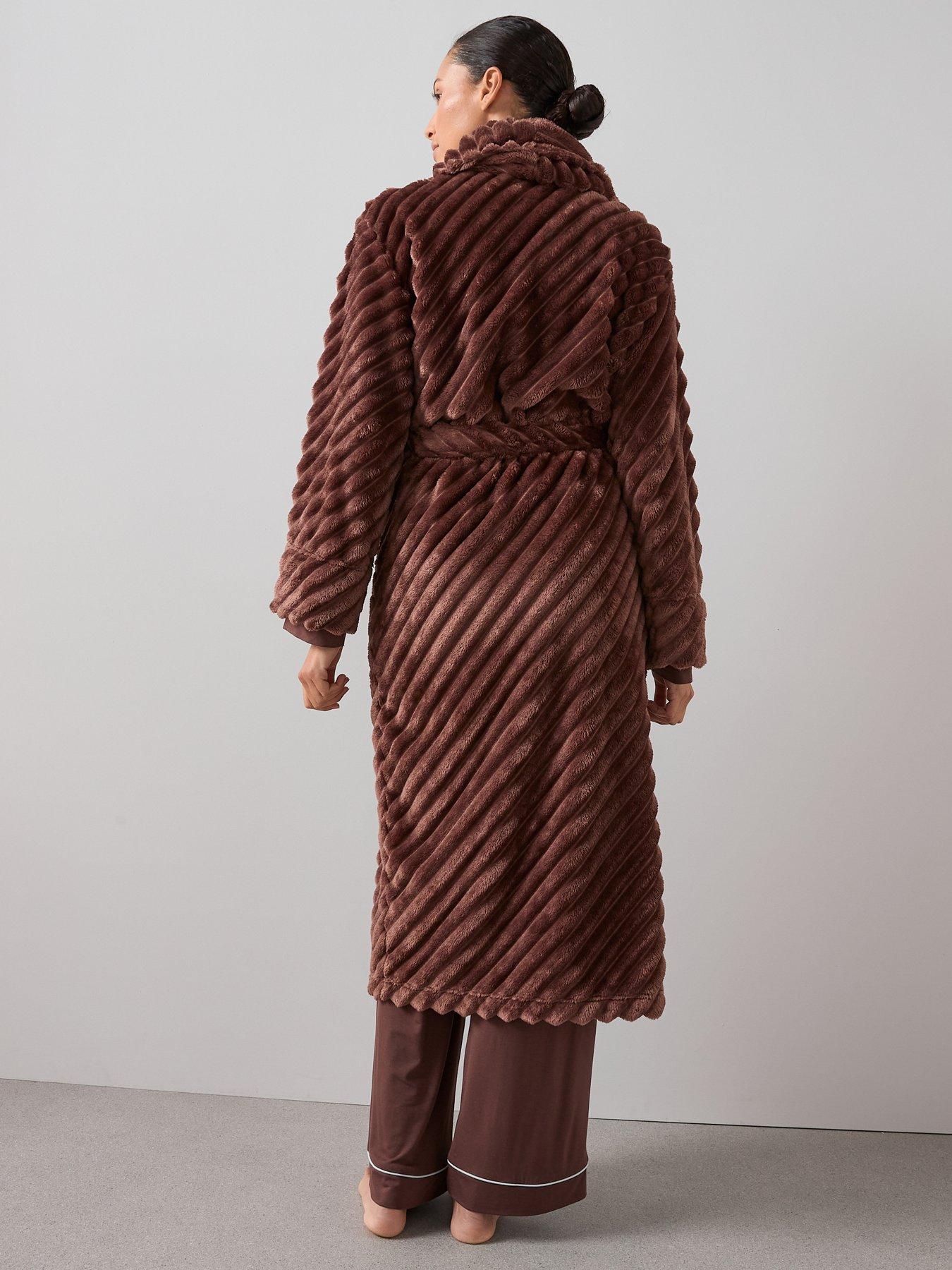 Image 2 of 5 of The Very Collection Textured Dressing Gown