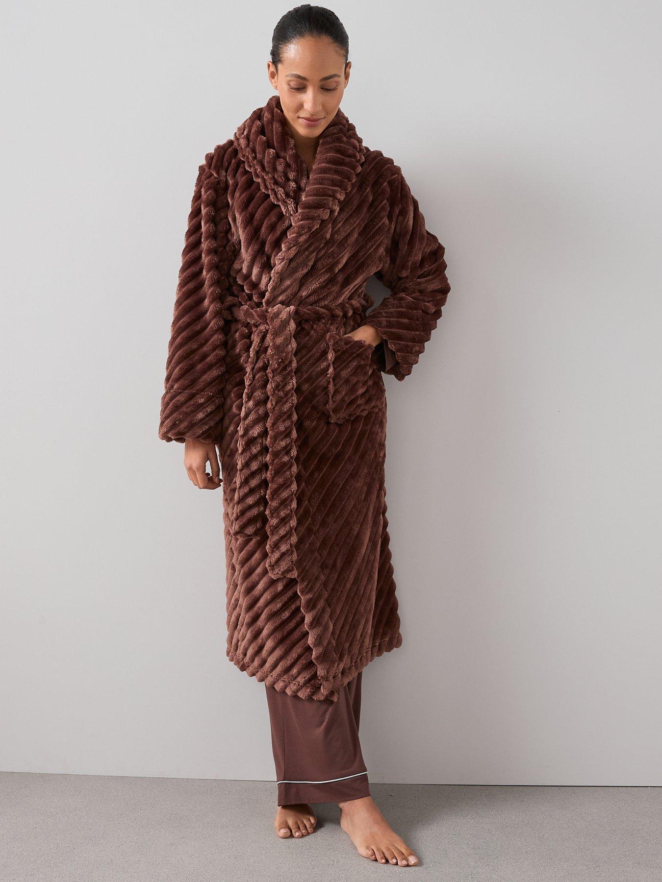 Image 3 of 5 of The Very Collection Textured Dressing Gown