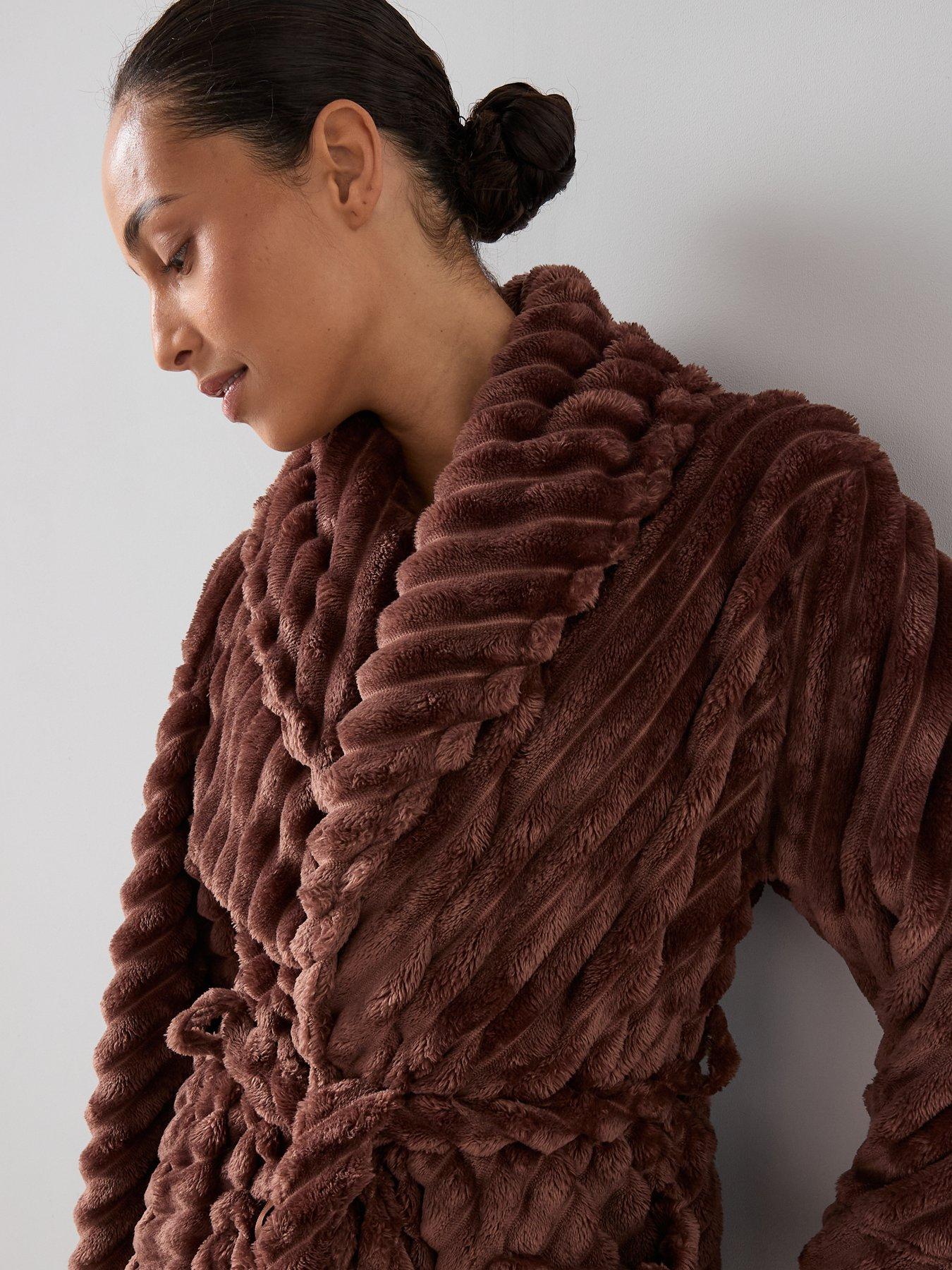 Image 5 of 5 of The Very Collection Textured Dressing Gown