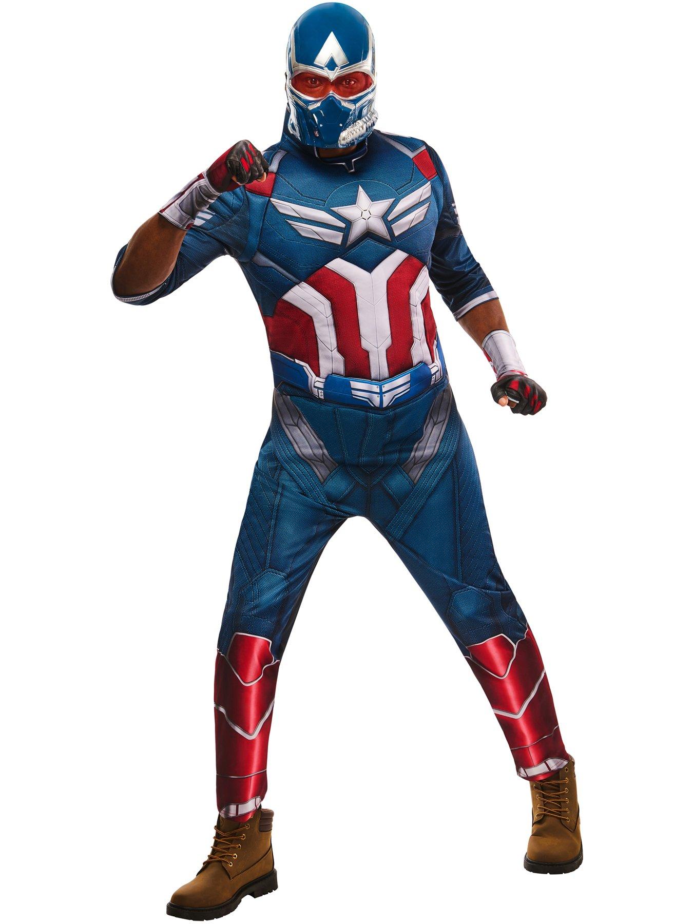 Image 1 of 5 of Captain America Deluxe Adult Costume