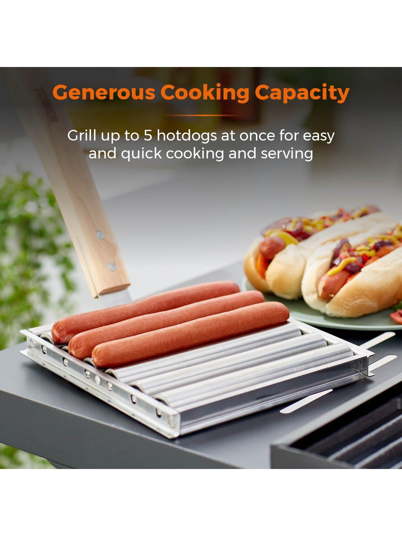  image of tower-multi-function-spatula-and-hot-dog-roller-burger-and-hot-dog-bundle