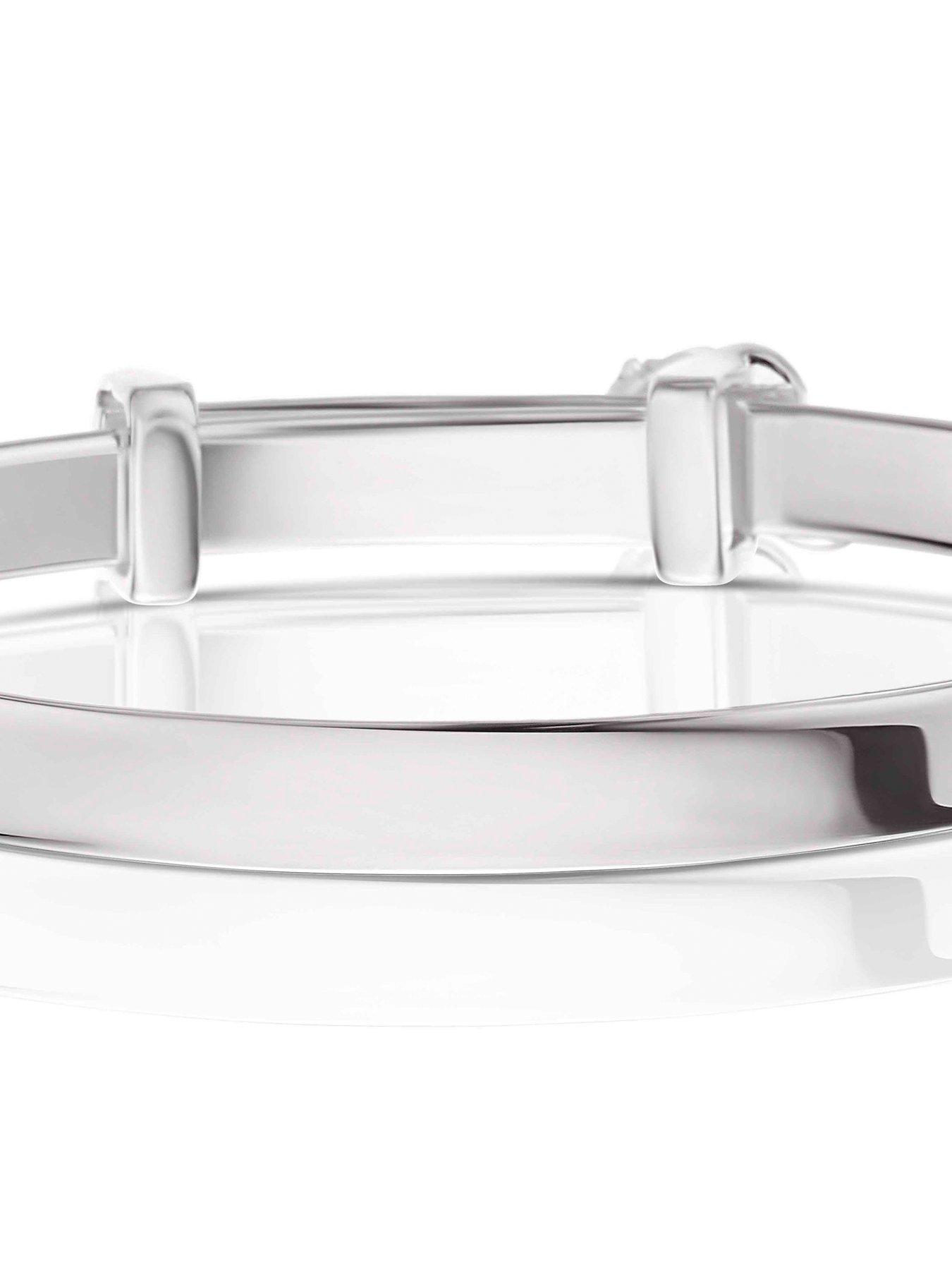  image of h-samuel-silver-bracelet-black-yellow-bee-charm-bracelet