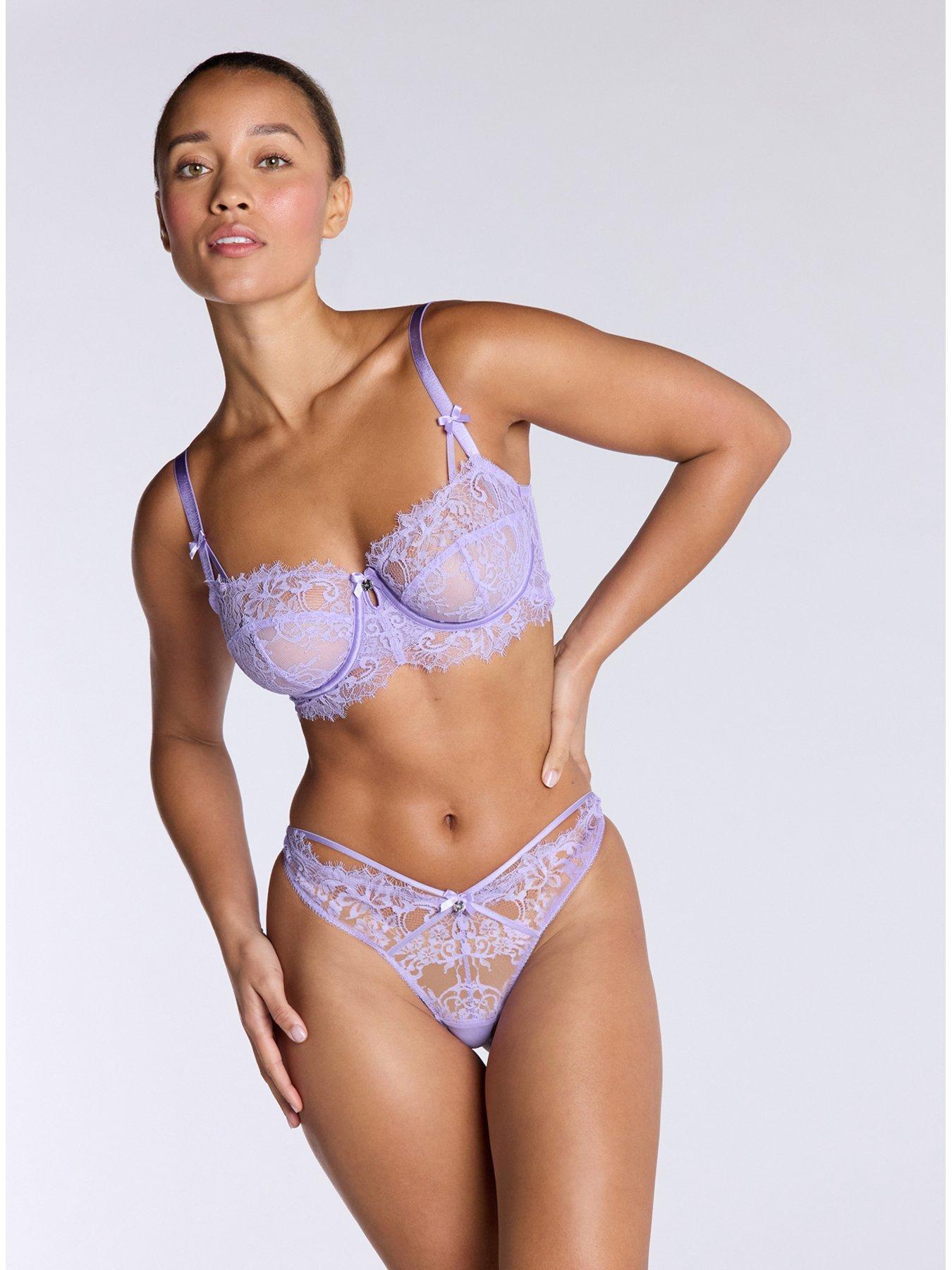  image of boux-avenue-iris-balconette-bra-lavender