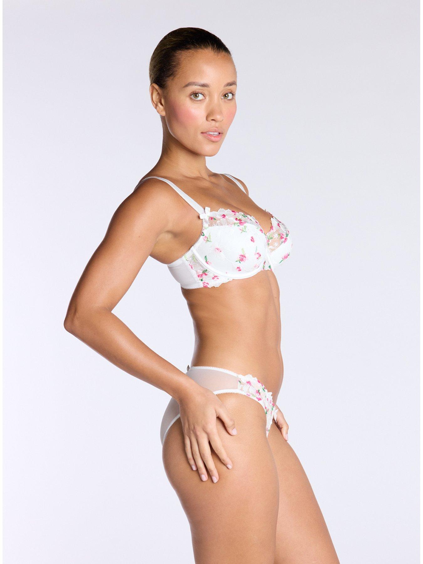  image of boux-avenue-blossom-balconette-bra-white-mix