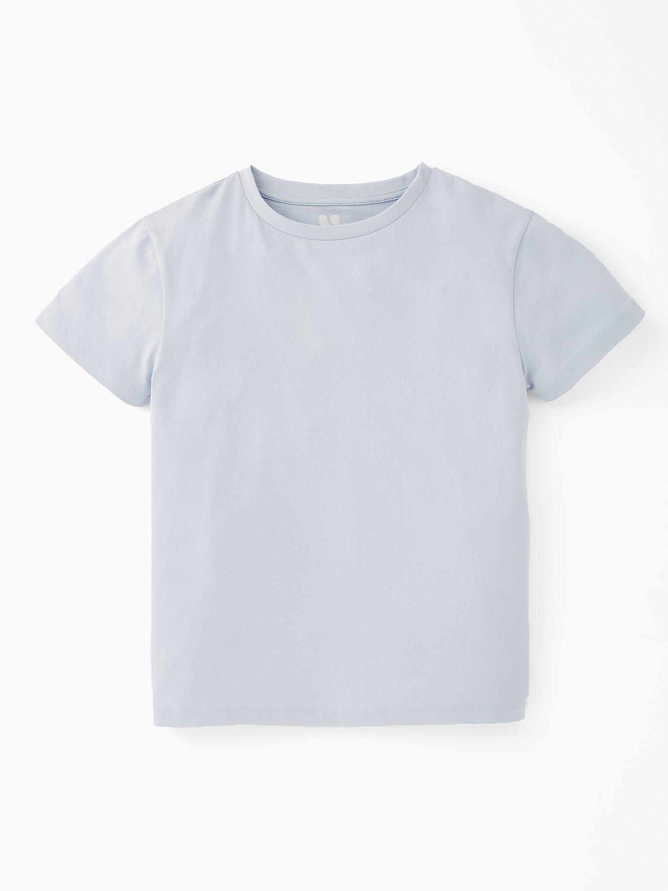 Image 3 of 5 of V by Very Girls Short Sleeve 5 Pack Tops - Black