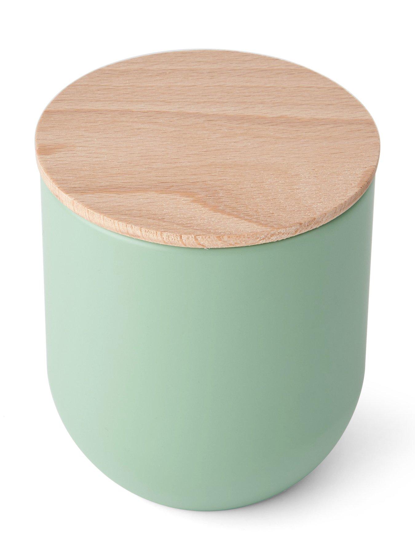 Image 5 of 7 of KitchenCraft Idilica Set of 4 Metal Storage Canisters