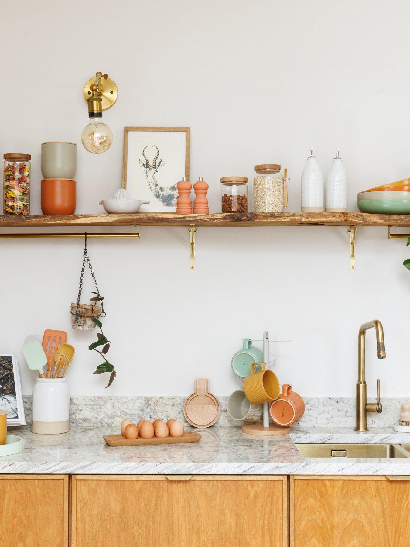 Image 7 of 7 of KitchenCraft Idilica Set of 4 Metal Storage Canisters