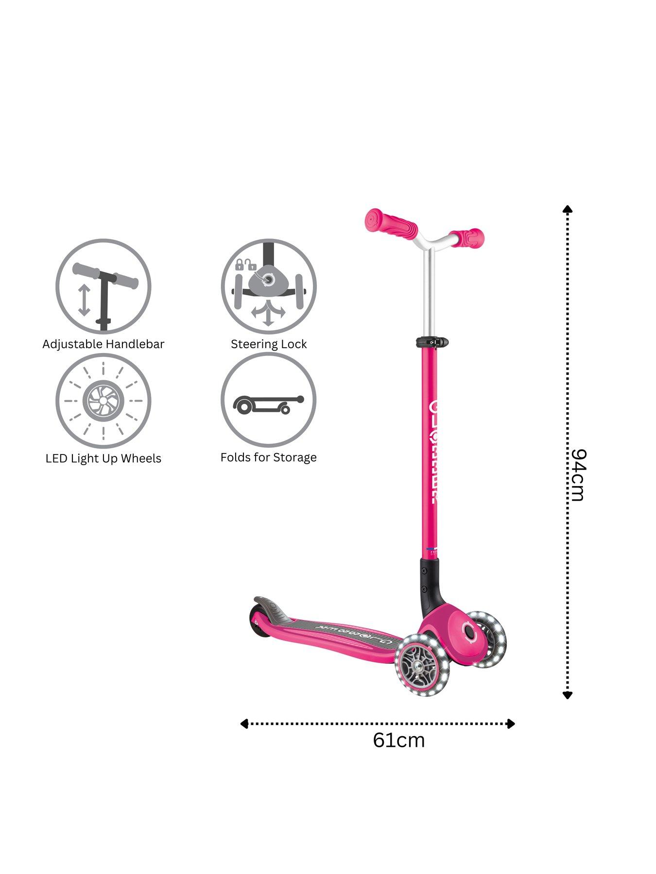 Image 7 of 7 of GLOBBER Master Lights Scooter - Pink
